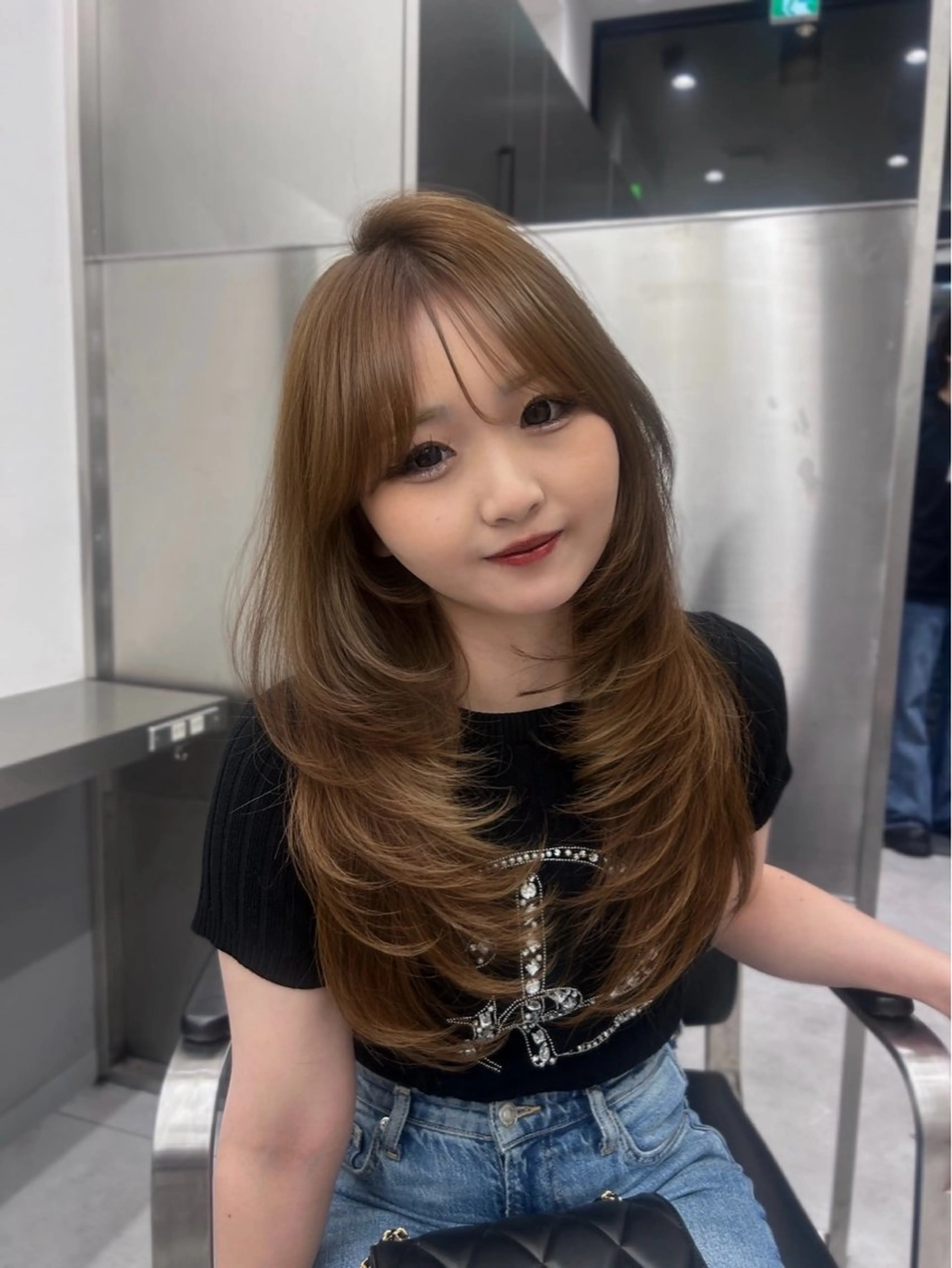 ロング レイヤーカット 大人レイヤー/艶美髪 🇺🇸TOMONAのヘアスタイル