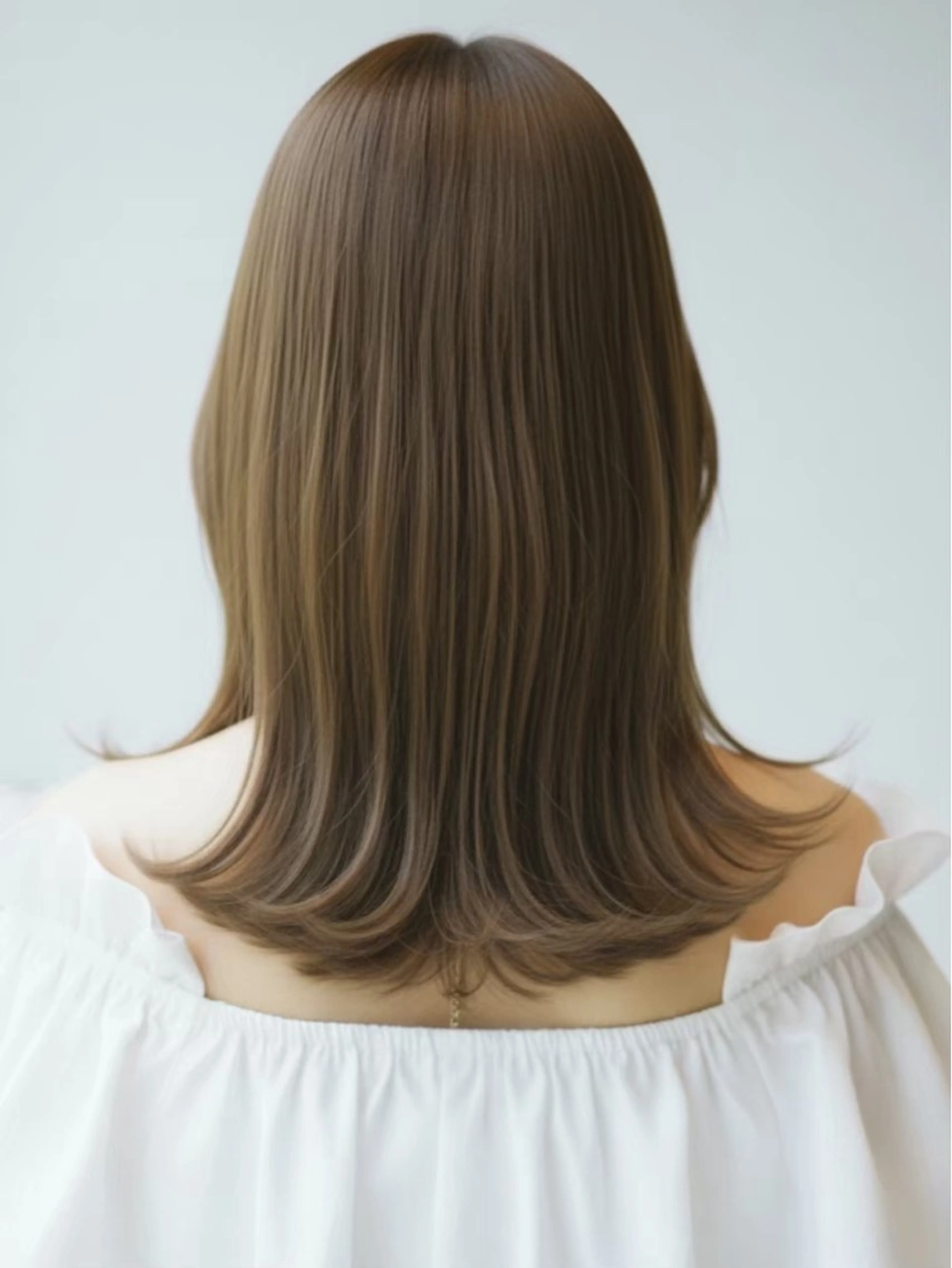 ミディアム カラー 中澤 來美のヘアスタイル
