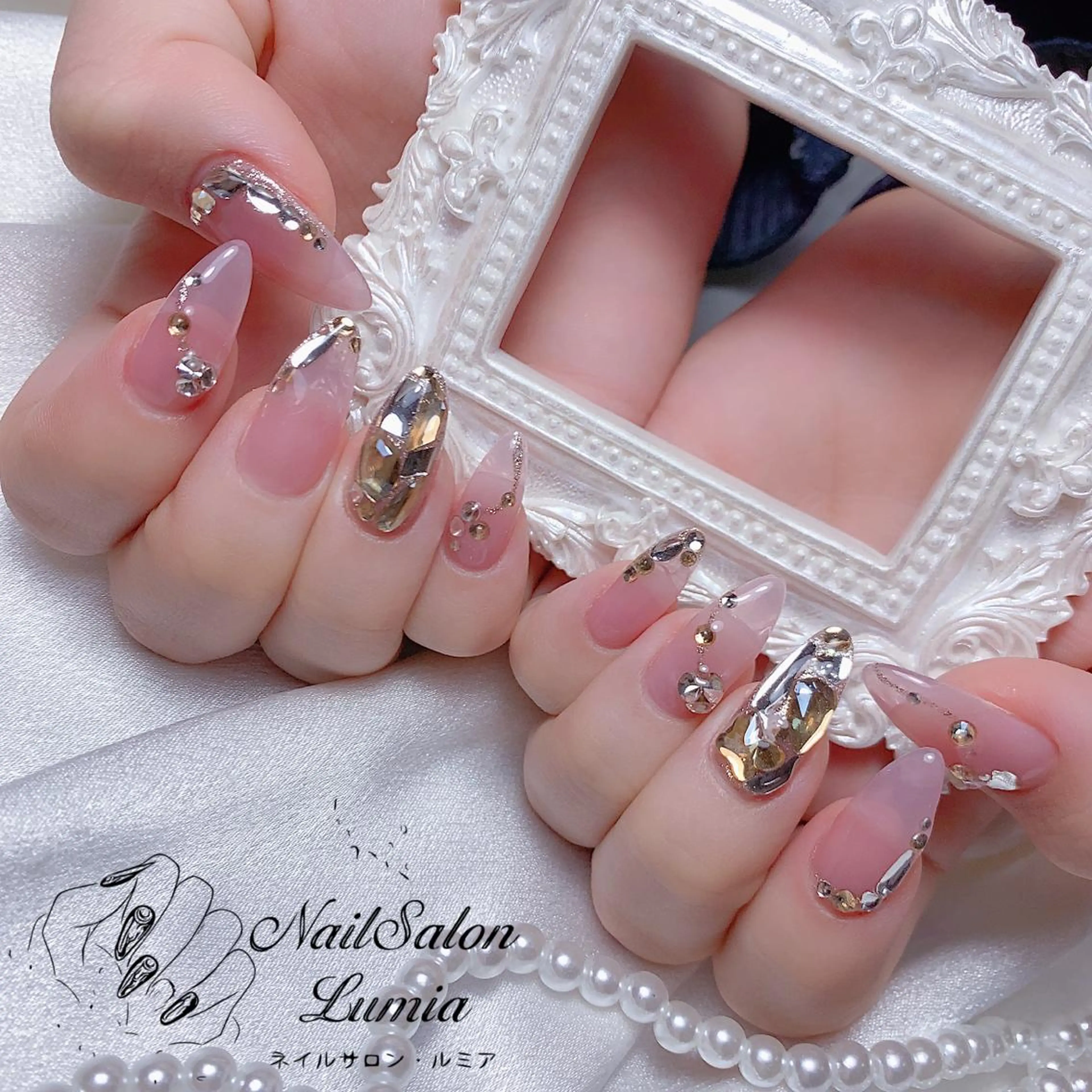 ネイル ハンドネイル ネイルサロン ルミア Lumia 店長のネイルデザイン