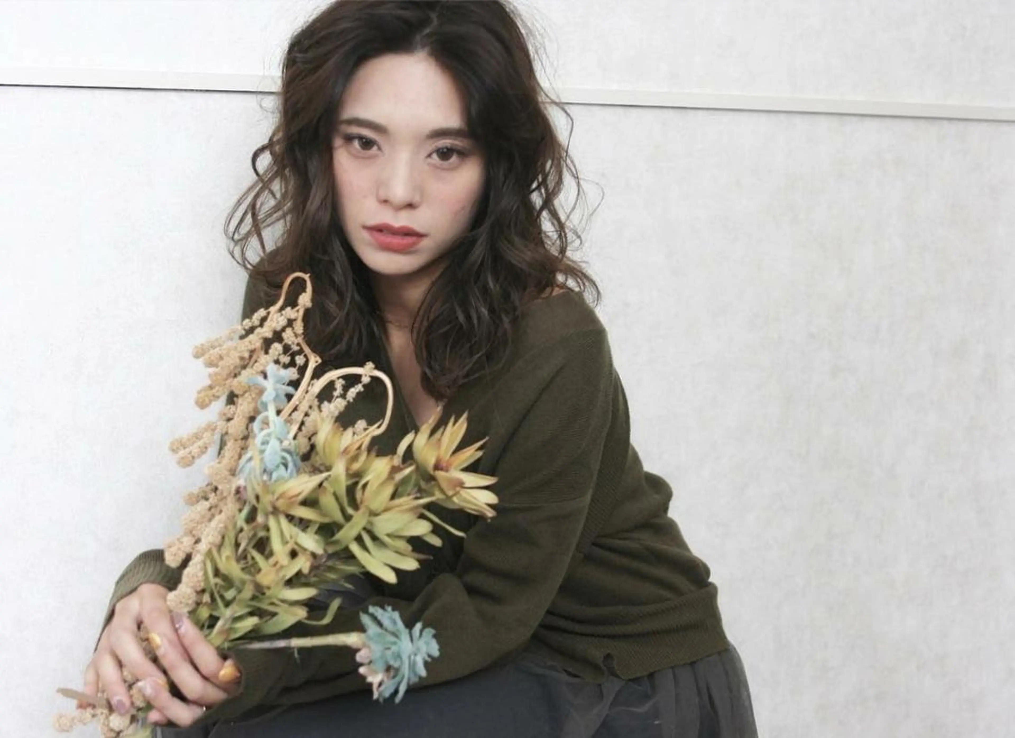 セミロング カット ヘッドスパ 難波/白髪ぼかし/ KAORIのヘアスタイル