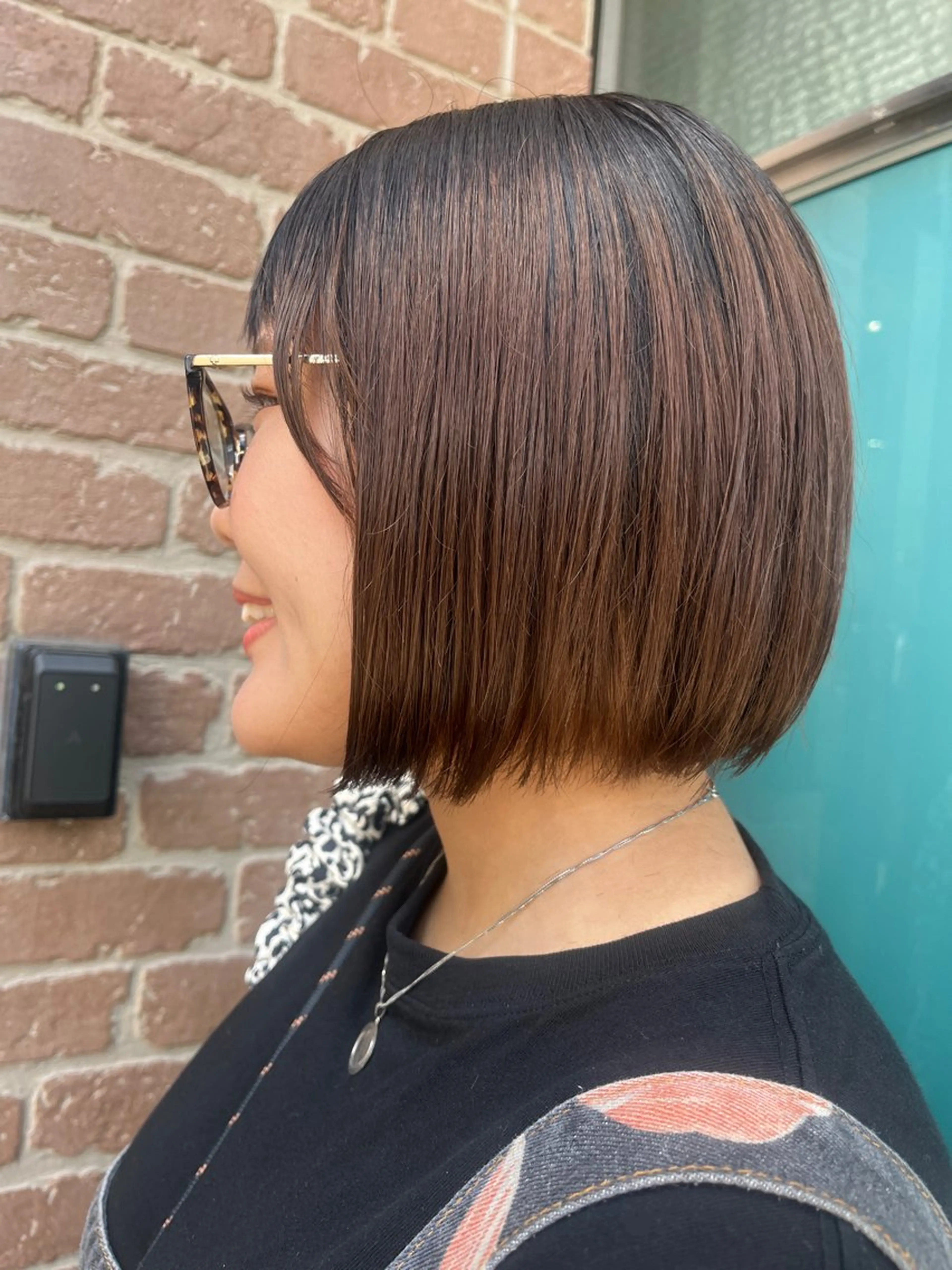 ミディアム カラー メンズ 久木原 ゆりのヘアスタイル