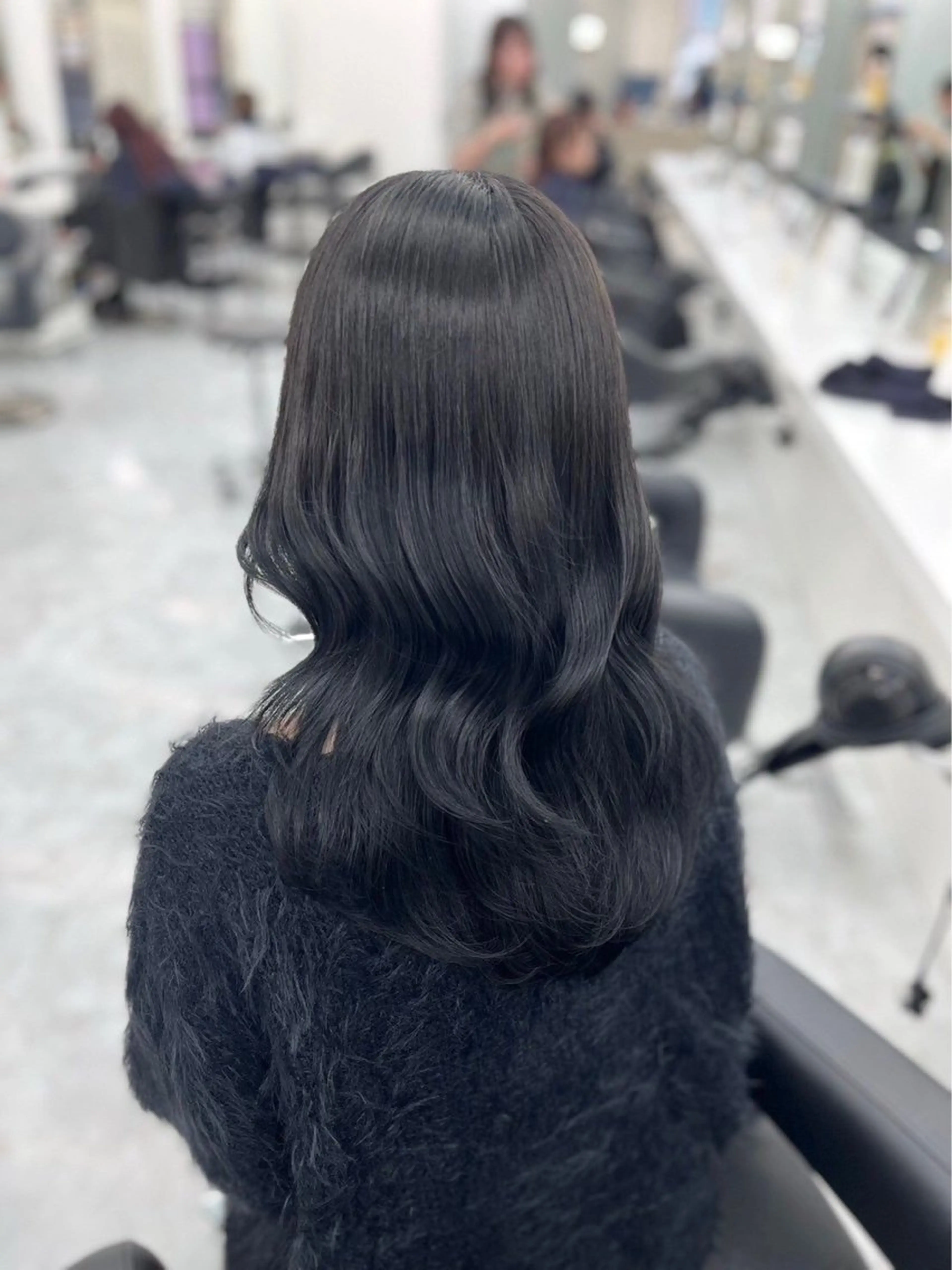 ロング カラー カット トリートメント ヘッドスパ ヘアセット 🤍淡色ピンク&ラベ ンダーYUKI🤍のヘアスタイル