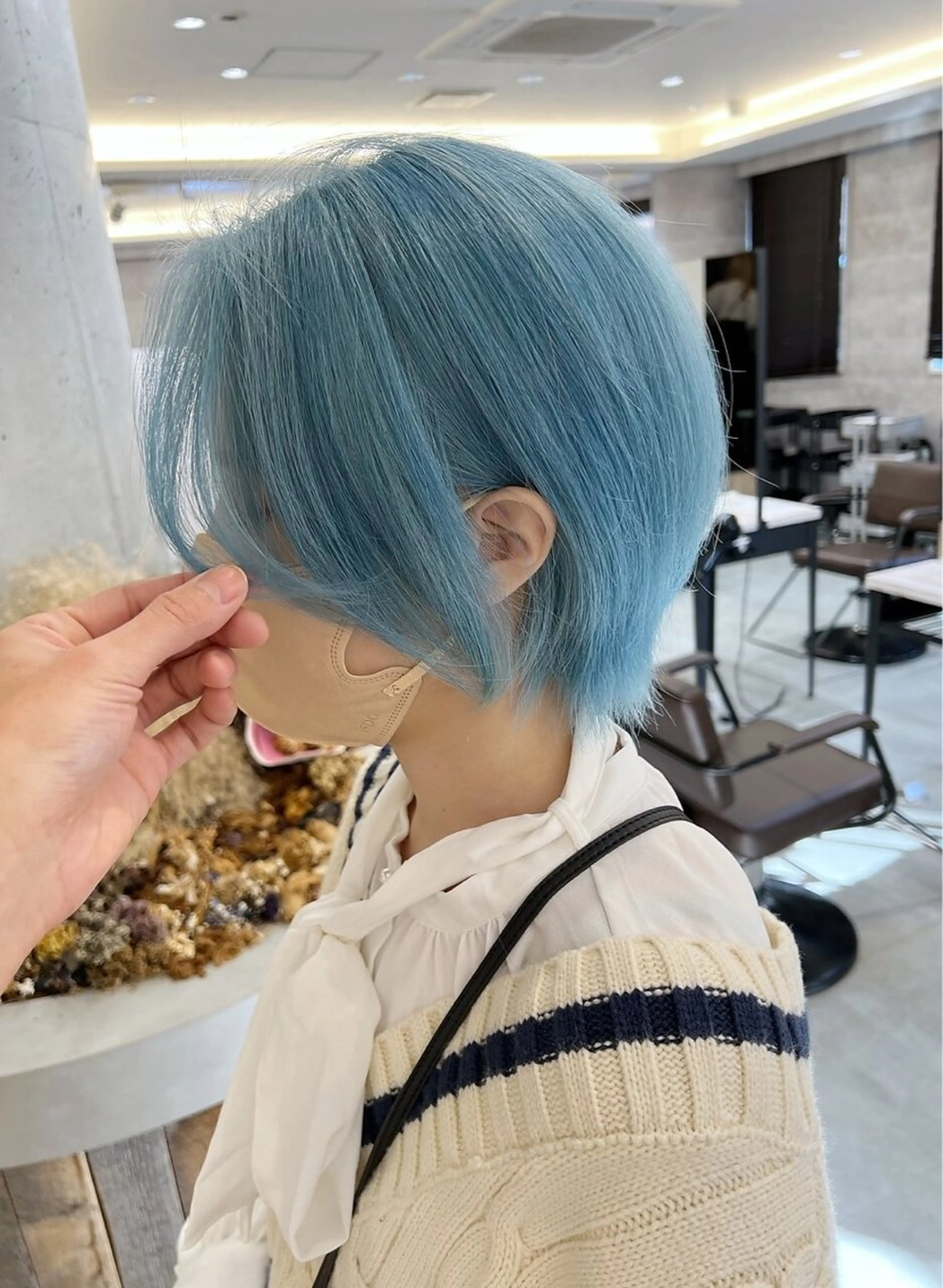 ショート 丸みショート ショートヘア ケアブリーチ🌟 ♢WATARU♢のヘアスタイル