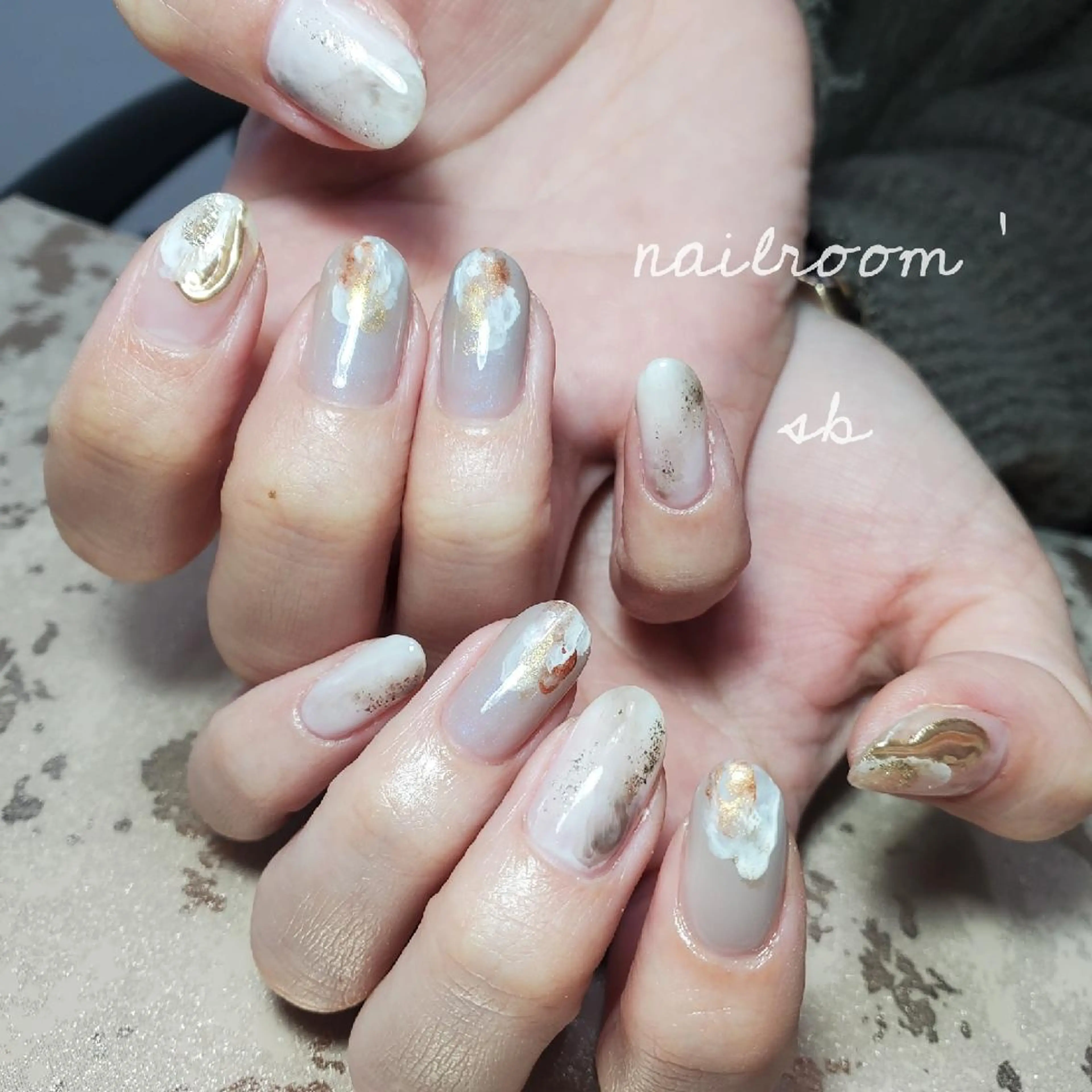 ネイル ハンドネイル nailroom‪ sb‪‪𓈒𓂂𓏸のネイルデザイン
