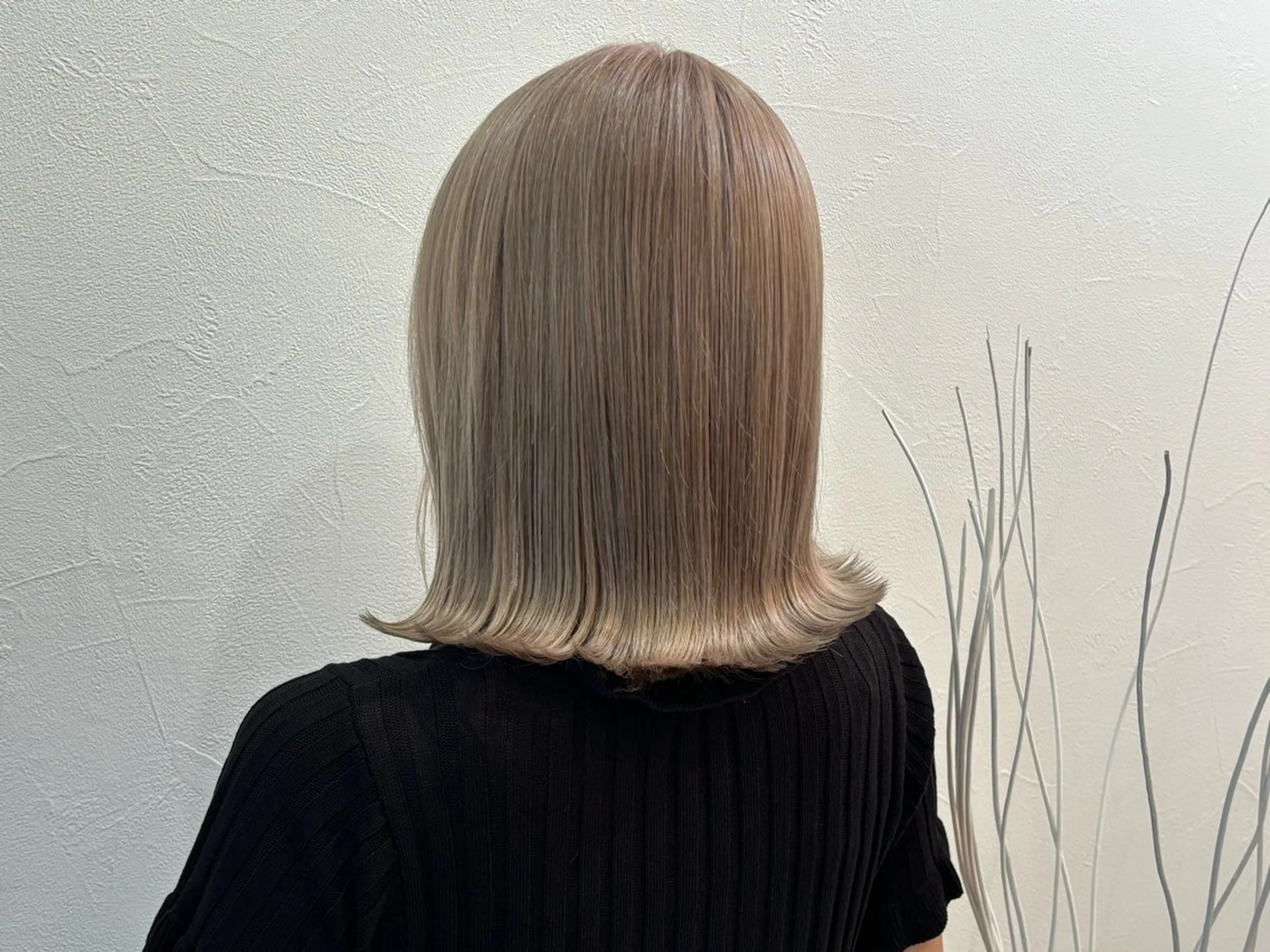 ミディアム カラー パーマ ヘアアレンジ メンズ 🤍韓国風レイヤー/ 艶髪🤍鳥越美羽のヘアスタイル