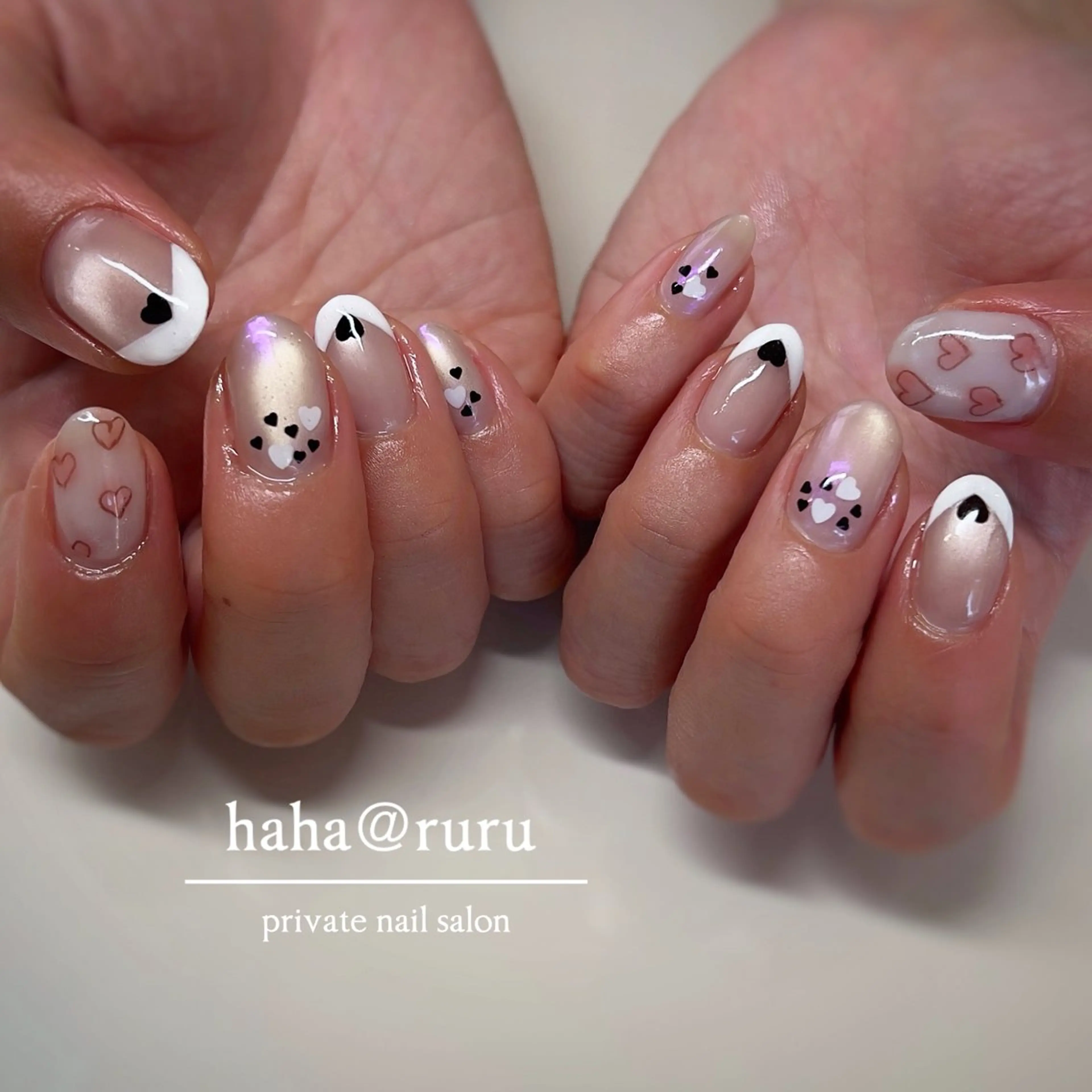 ネイル ハンドネイル haha@ ruruのネイルデザイン