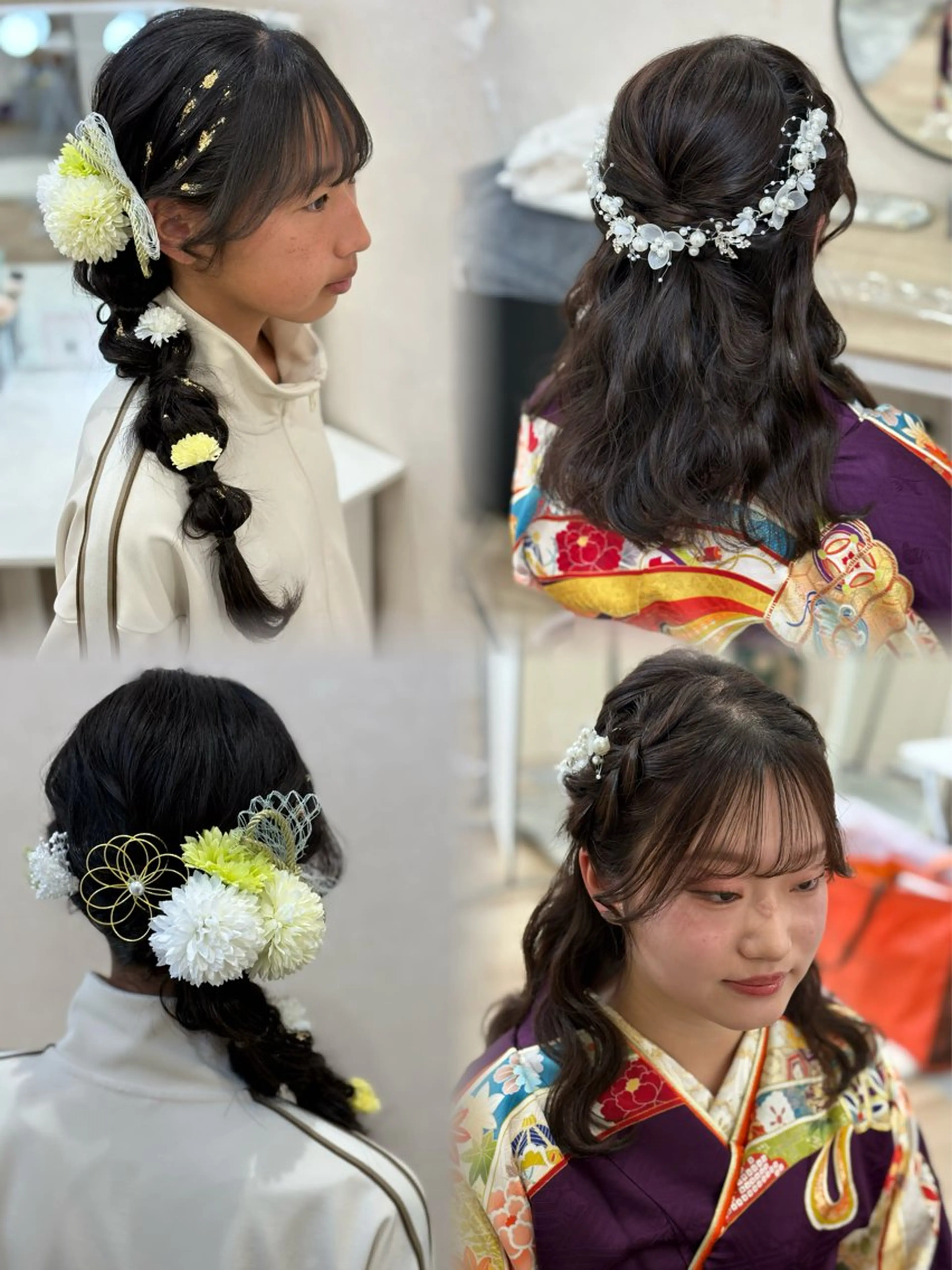 ロング 卒業式のヘアスタイル ヘアセット Charmoi 枚方 Yuukiのマツエク・マツパデザイン