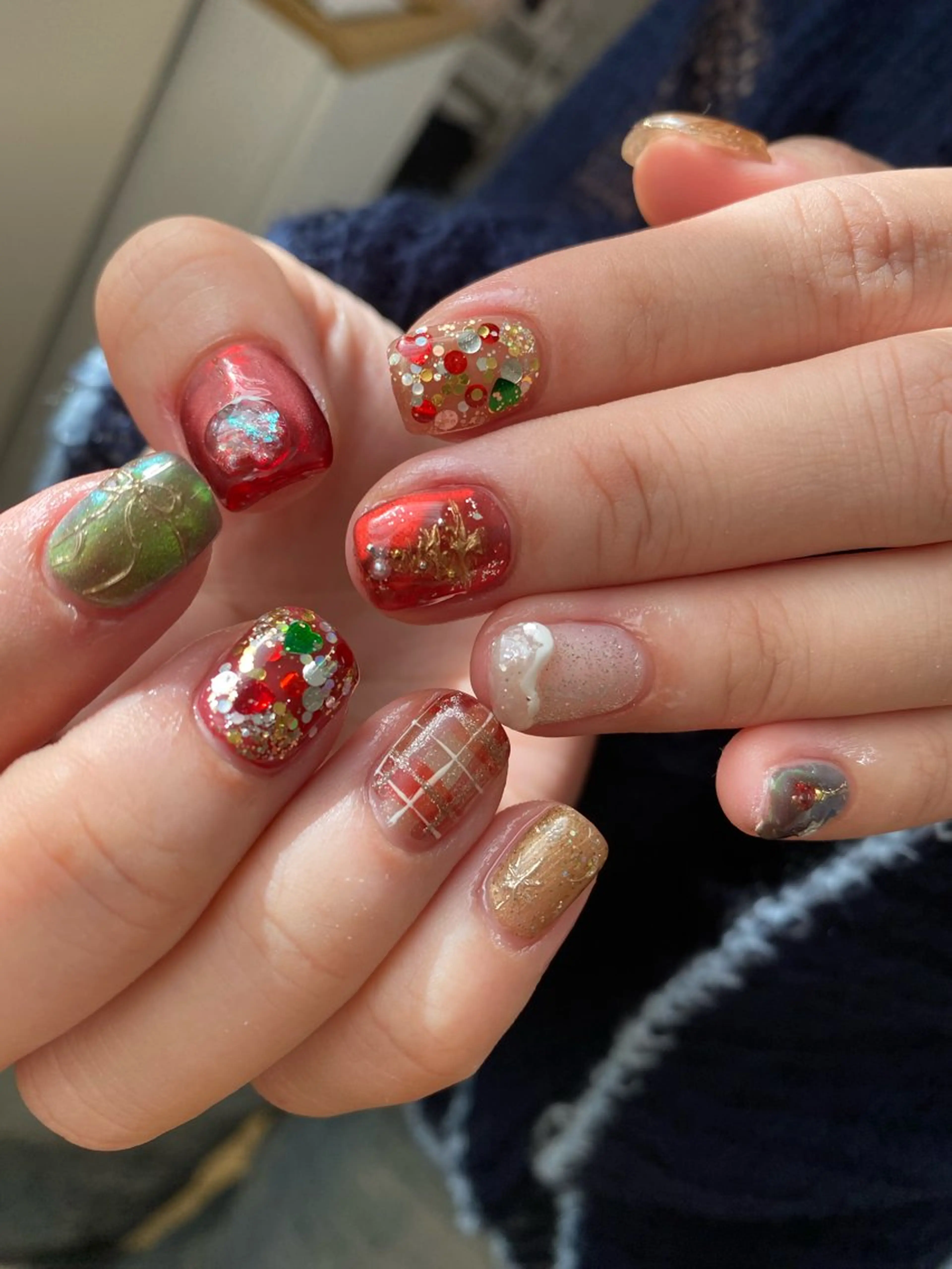 ネイル ジェルネイル マグネットネイル 持ち込み ニュアンスネイル ワンカラーネイル ハンドネイル 草加ニュアンスネイル 🌚hersのネイルデザイン