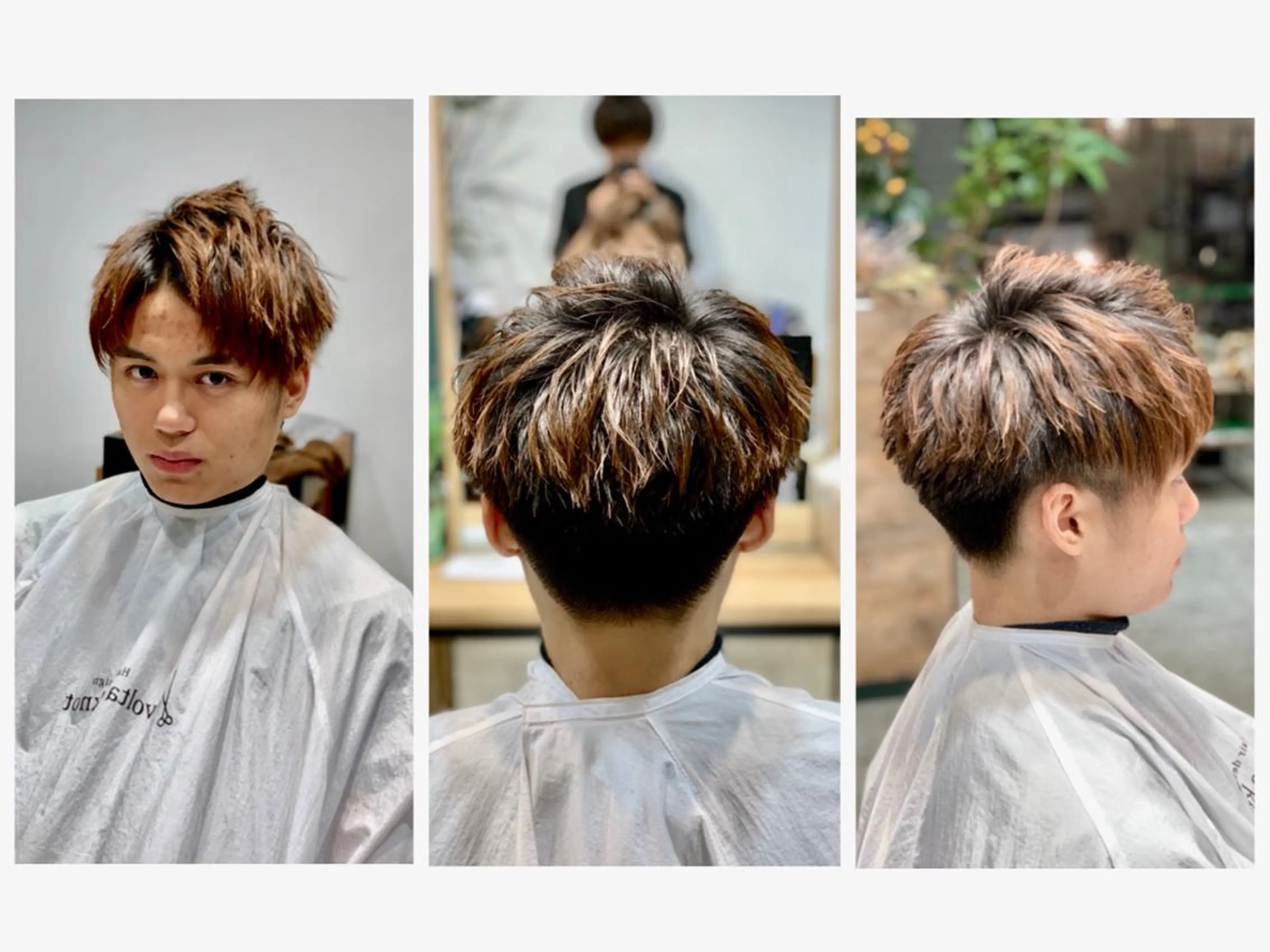 ショート カラー メンズ topstylist 満足度⭐️堀川星哉のヘアスタイル
