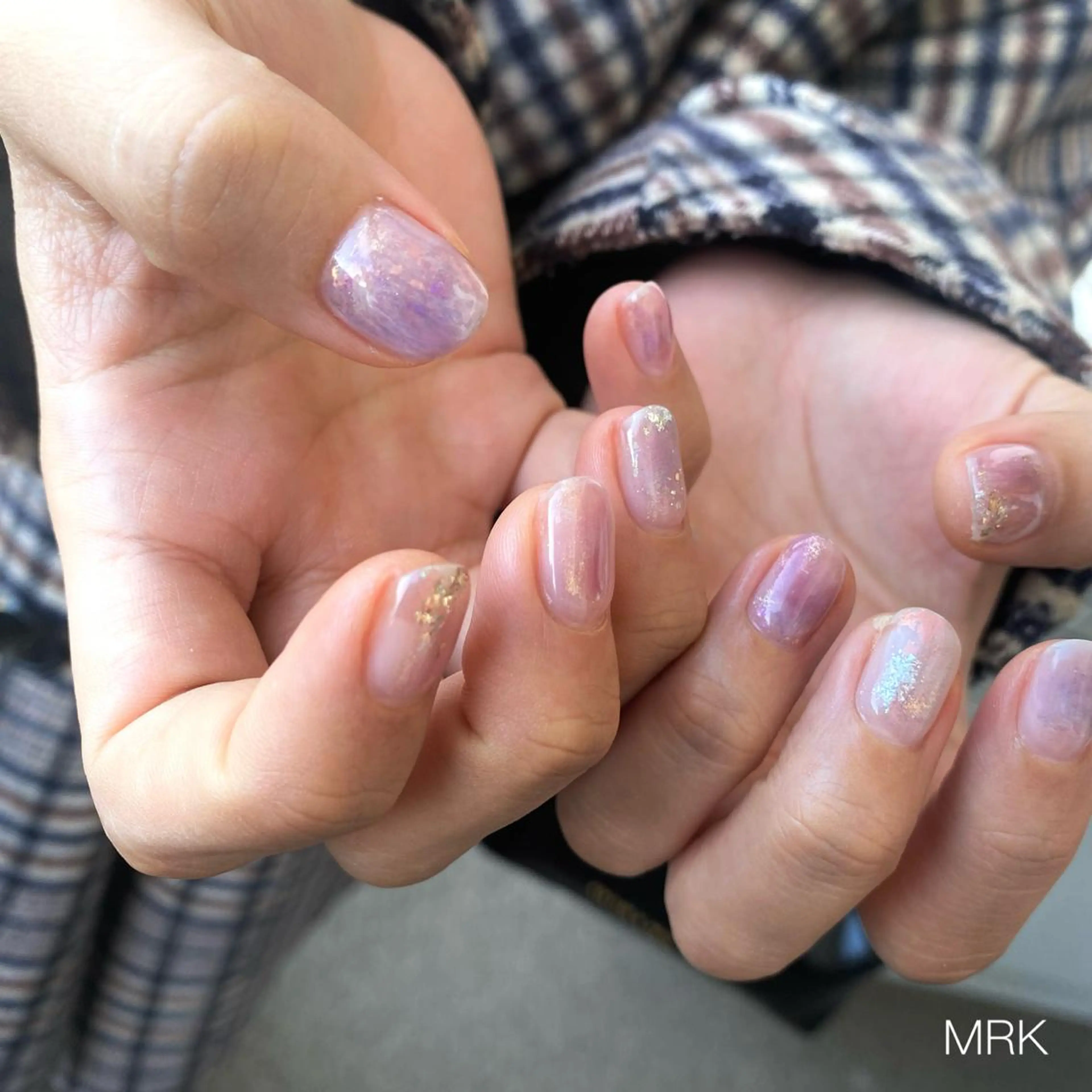 ネイル ミラーネイル ニュアンスネイル MARUKO nailのネイルデザイン