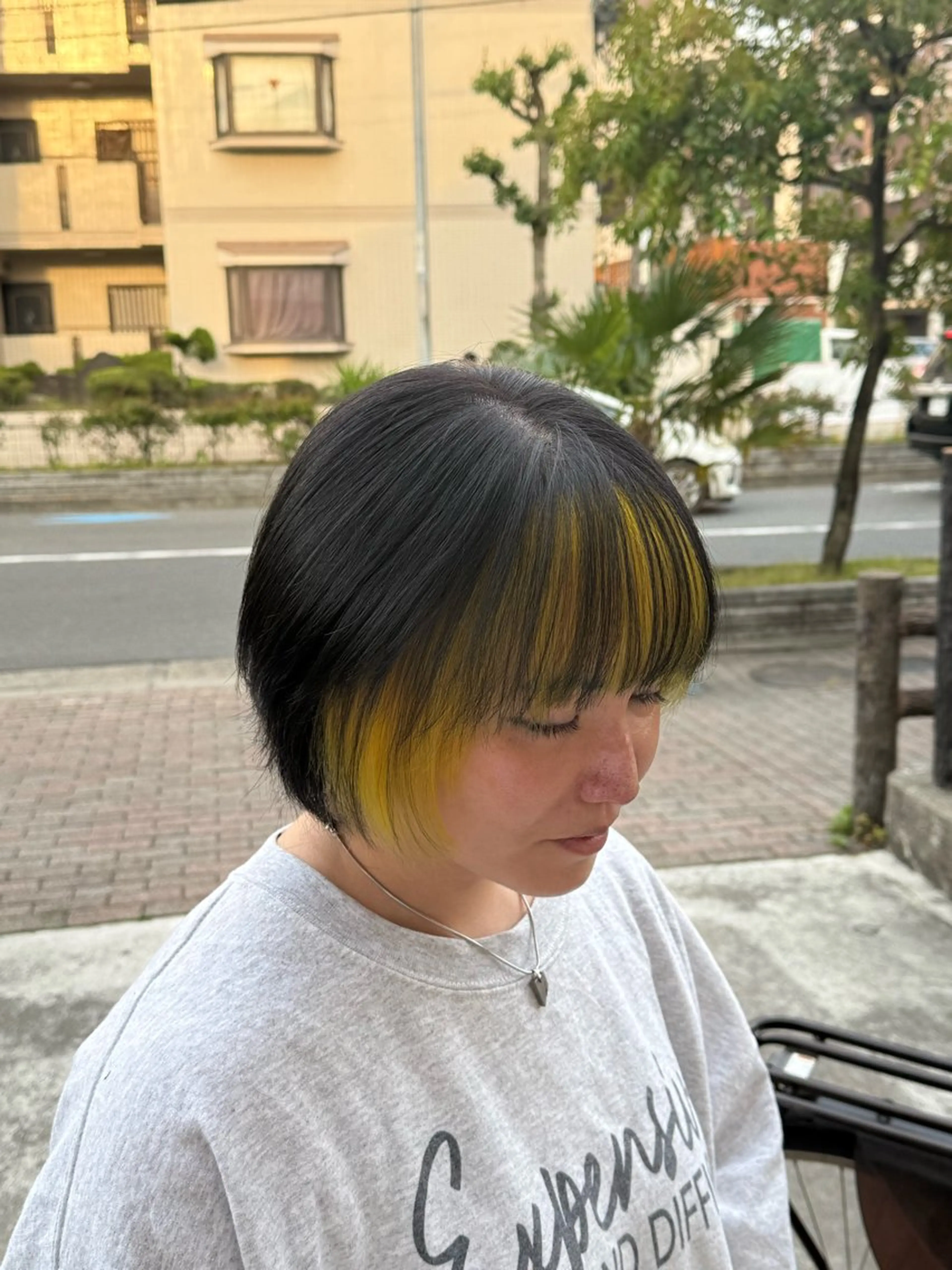 ショート カット ヘアカラー トリートメント Tidehair茨木 Riruのヘアスタイル
