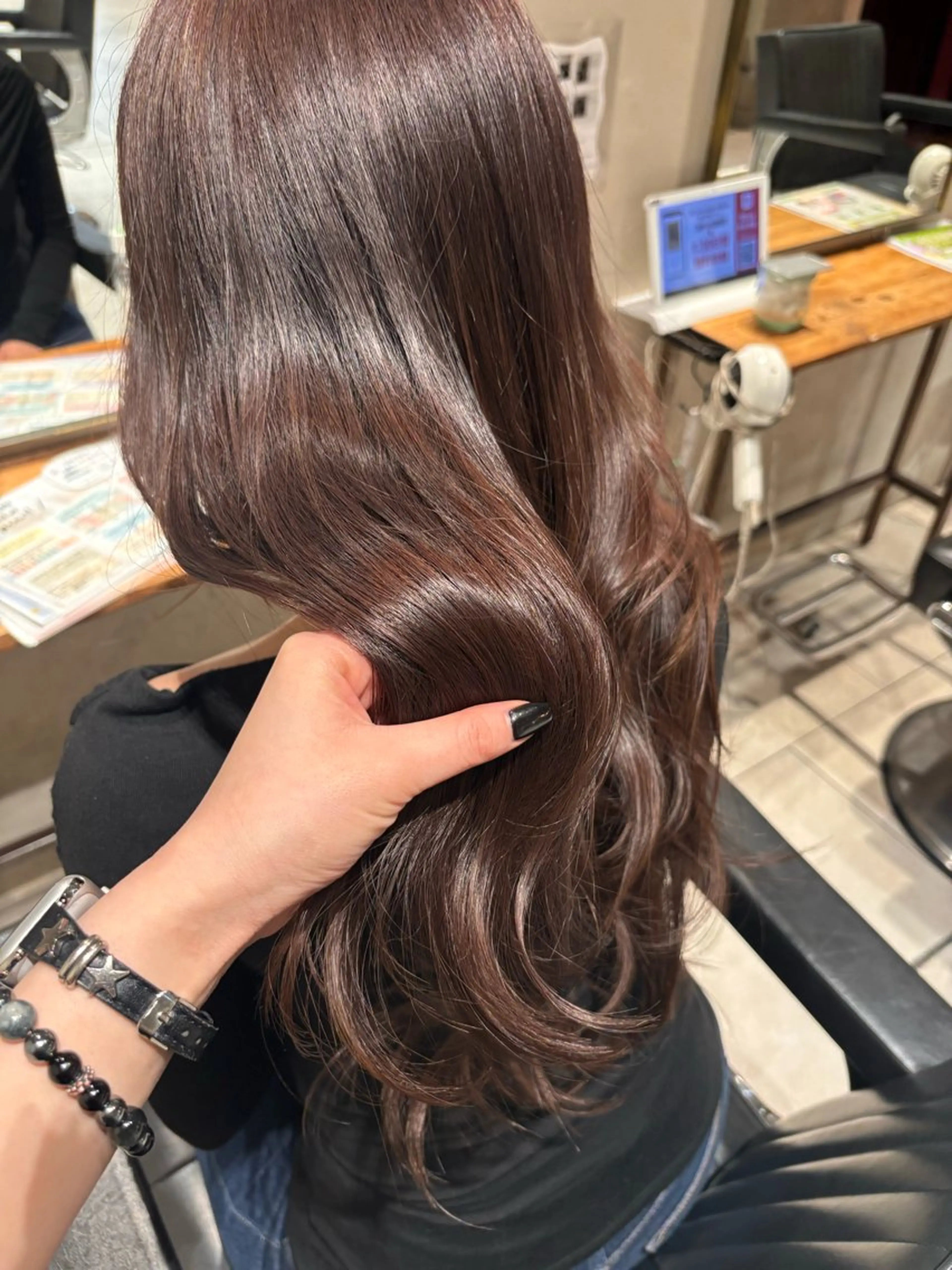 ロング カラー カット ヘアカラー ⠀ リコのヘアスタイル