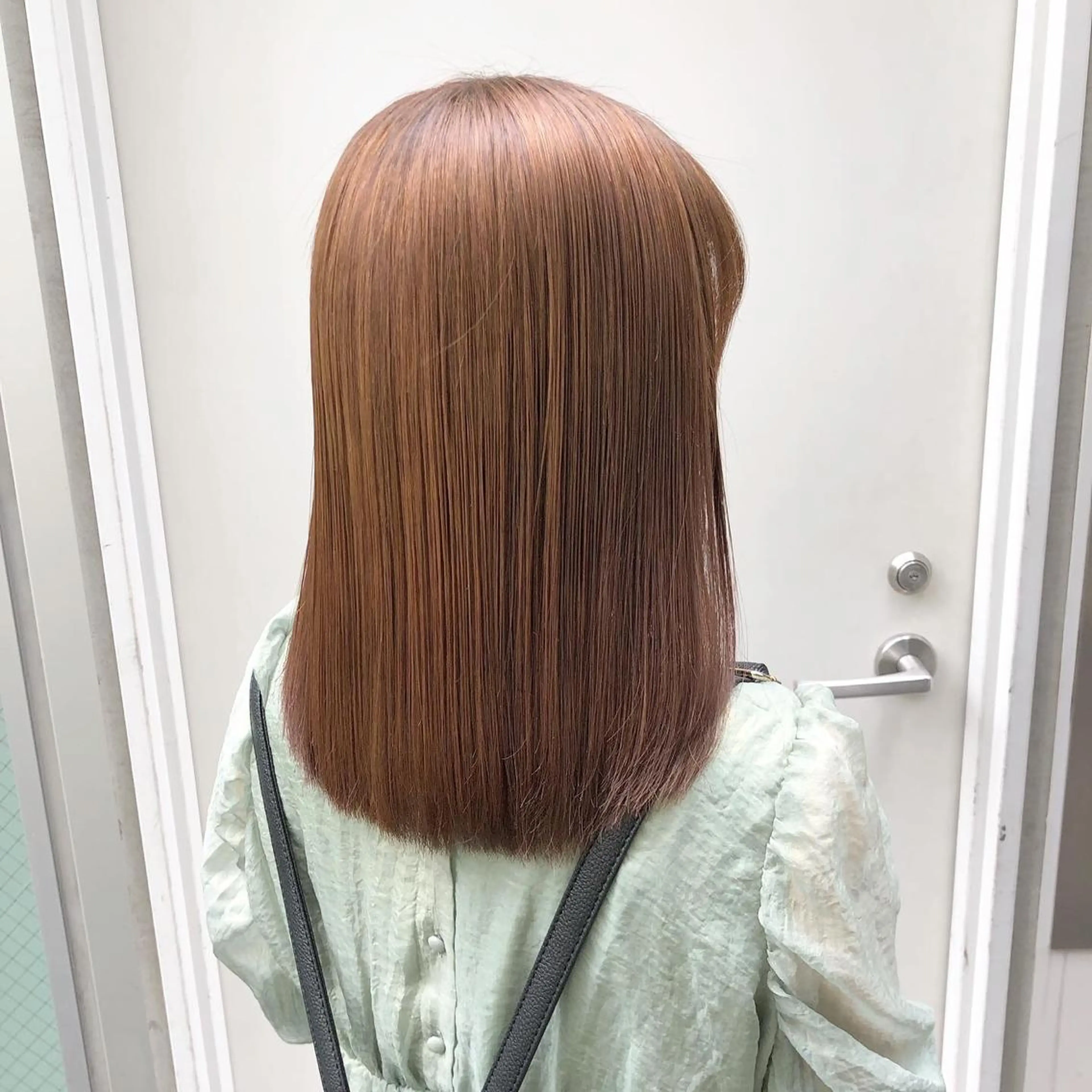 セミロング セミロングパーマ 髪質改善 縮毛矯正 トリートメント 卒業式お呼ばれ🕊️ ヘアセット✴︎ミキのヘアスタイル