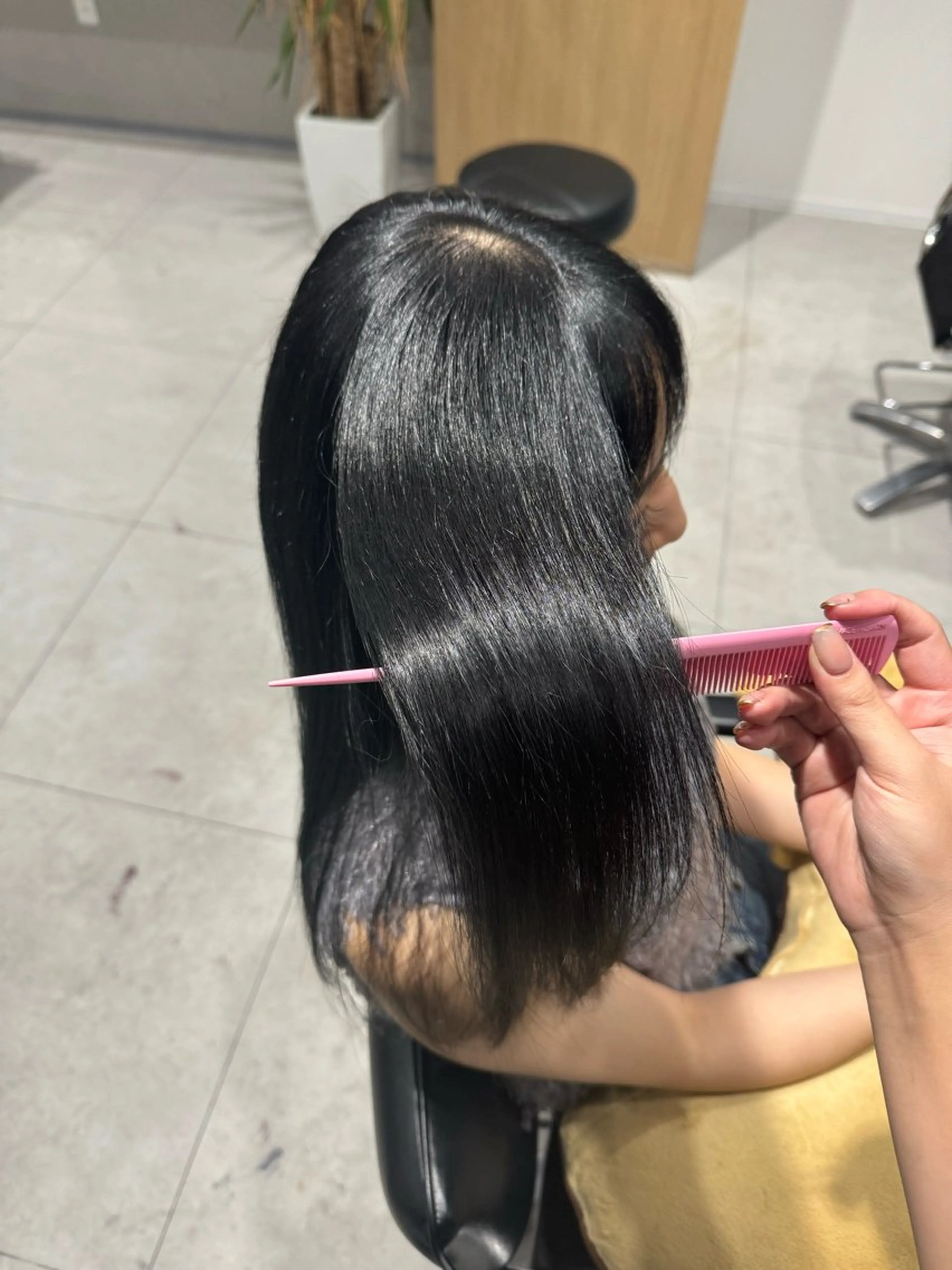 ミディアム カラー 透明感カラー 【RAF】 manaca🎀のヘアスタイル