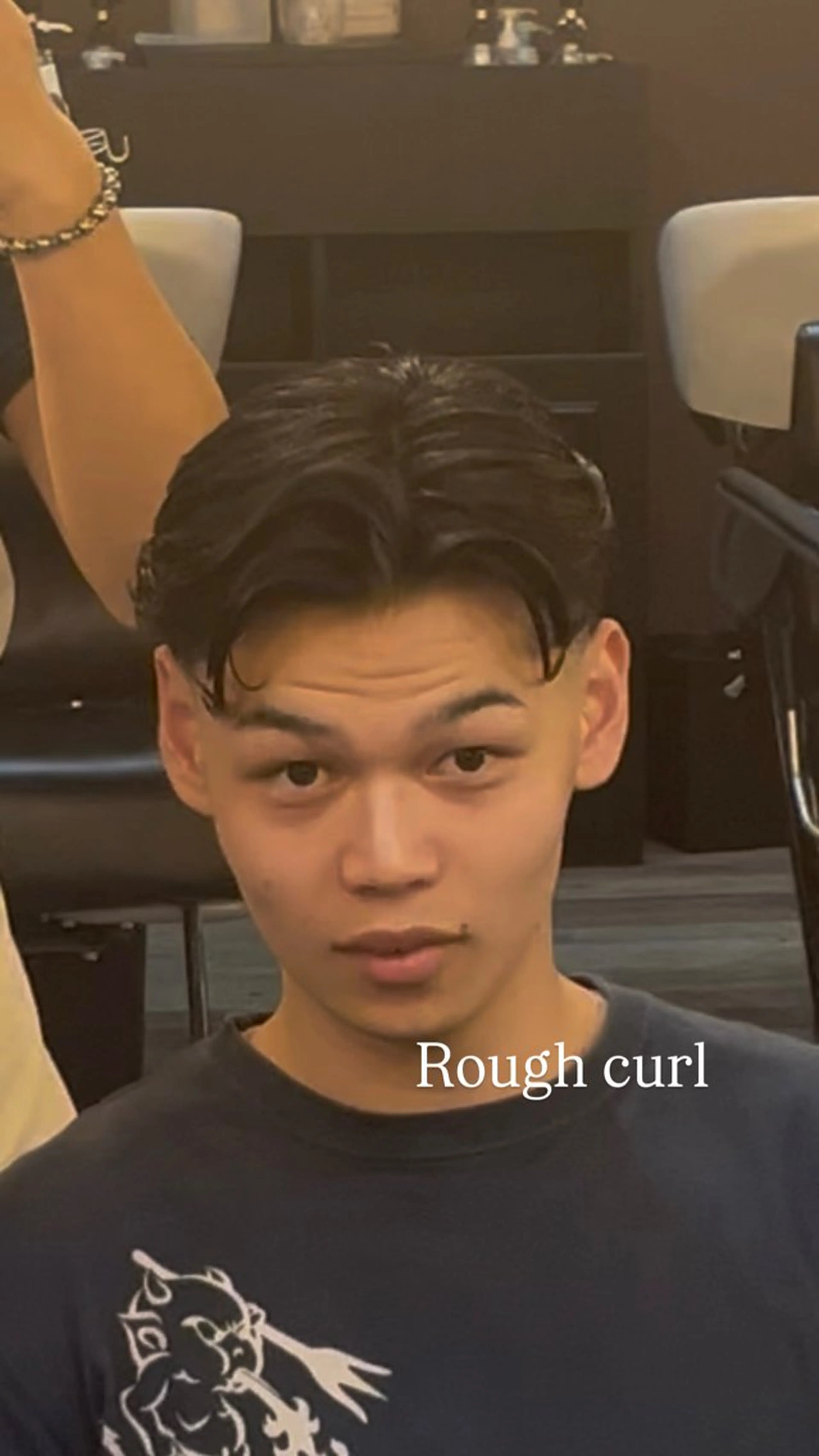 ショート パーマ メンズ 海外風メンズ🇺🇸 💈N.Yuto💈のヘアスタイル