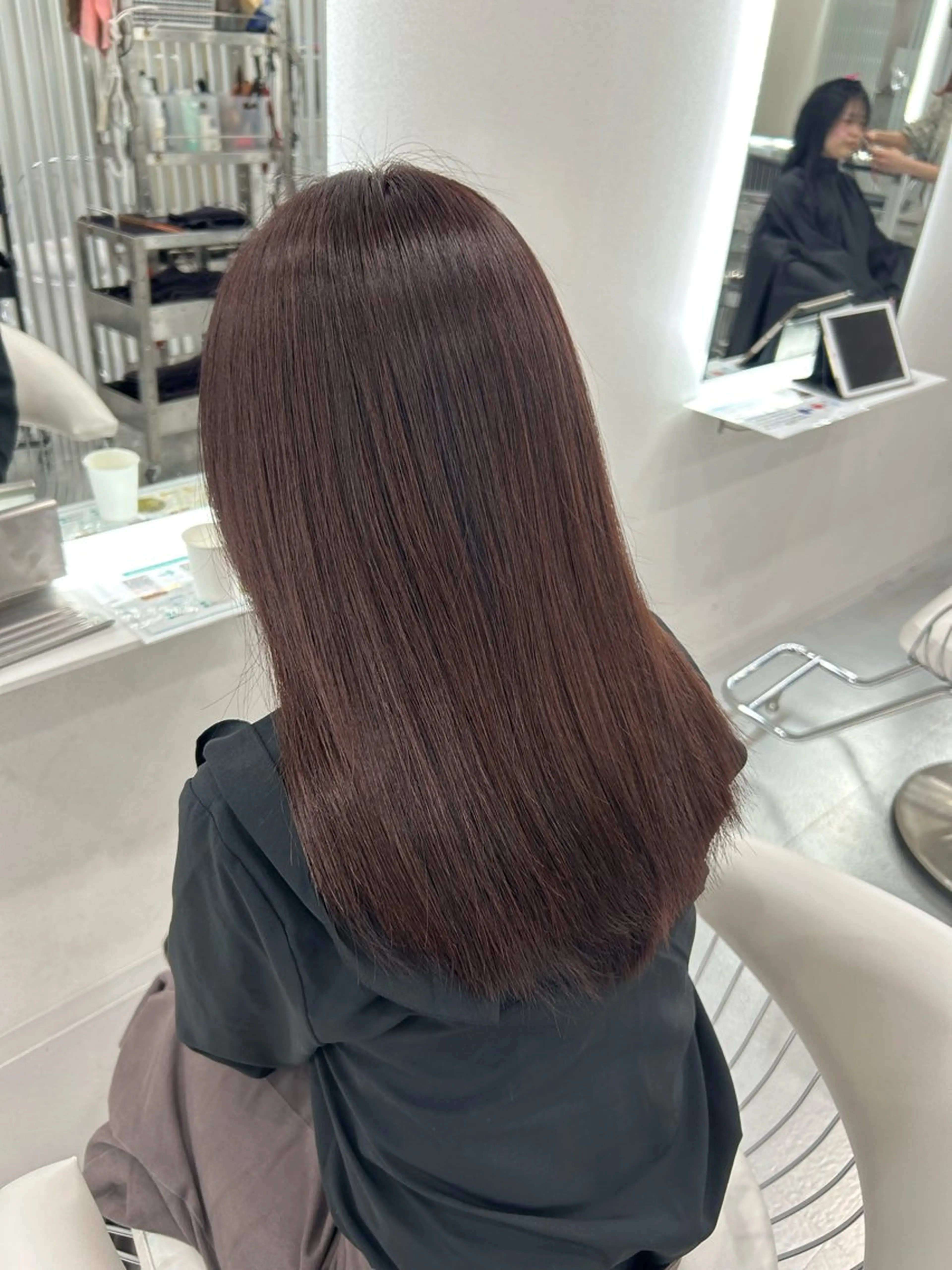 カラー ブラウンカラー ヘアカラー あやめ🪽 オリーブ/ハイトーンのヘアスタイル