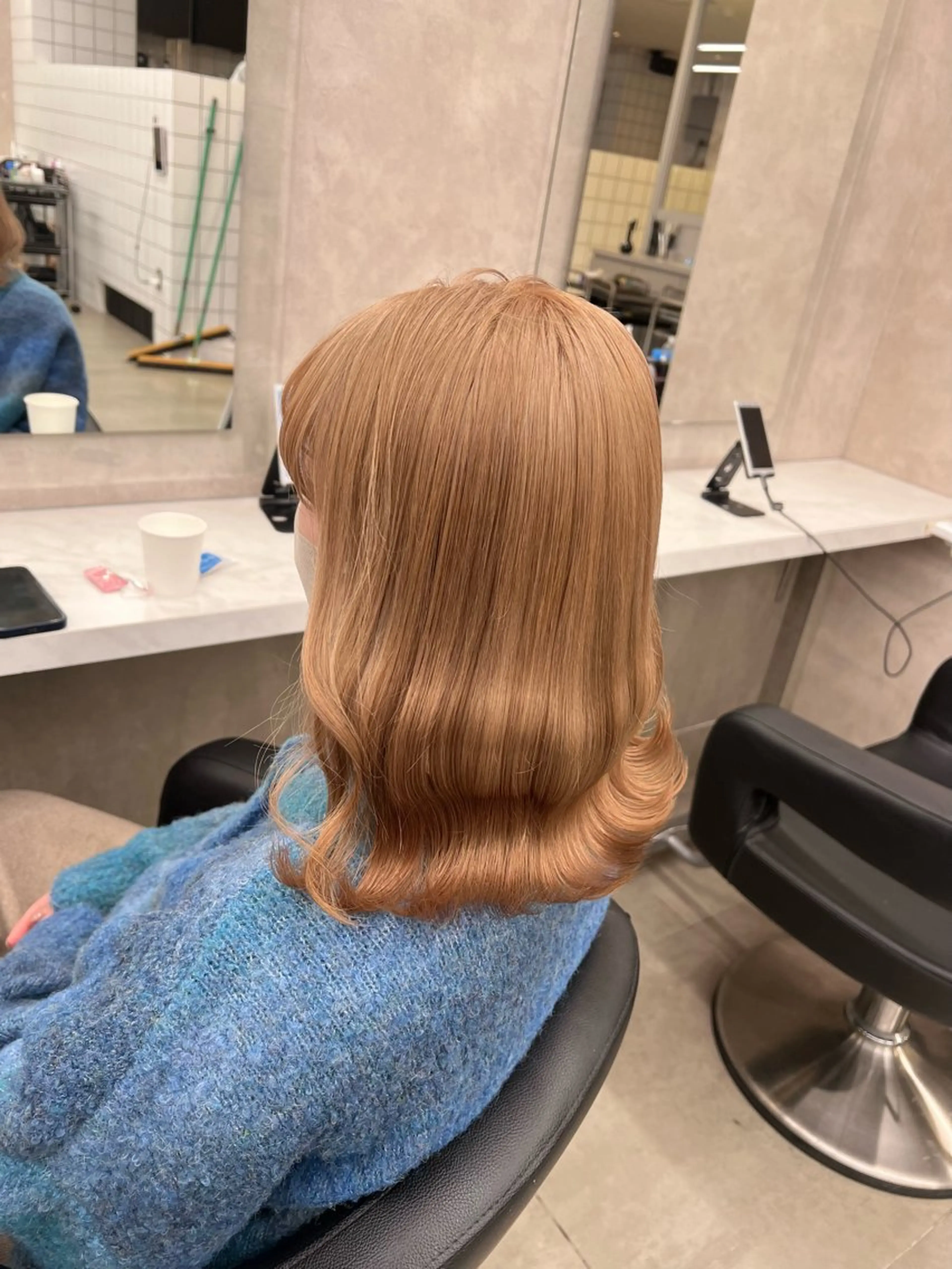 ミディアム カラー 💖札幌カラー 指名No.1💖玲奈のヘアスタイル