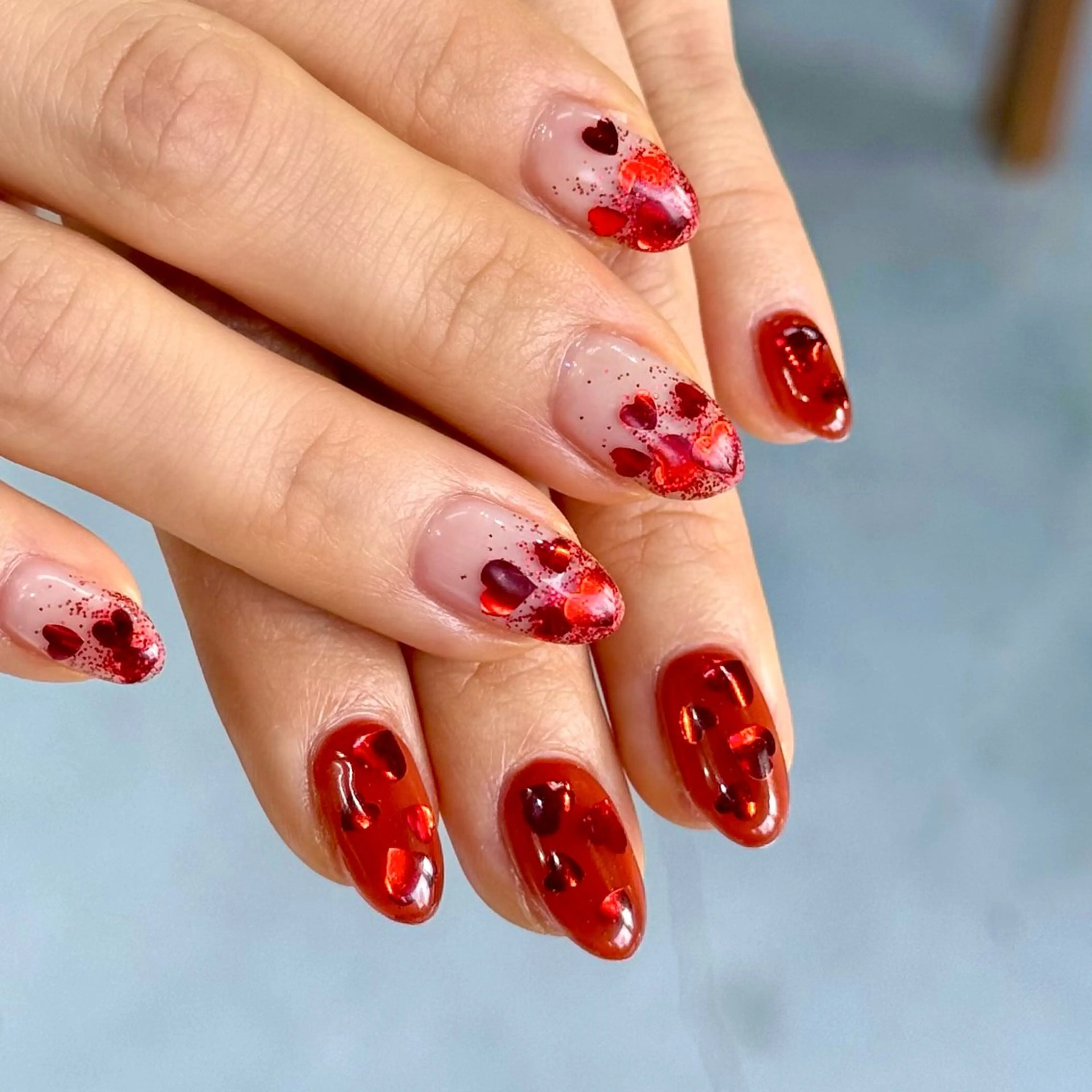 ネイル ハート ハンドネイル HARUKA ネイリスト福岡/薬院のネイルデザイン