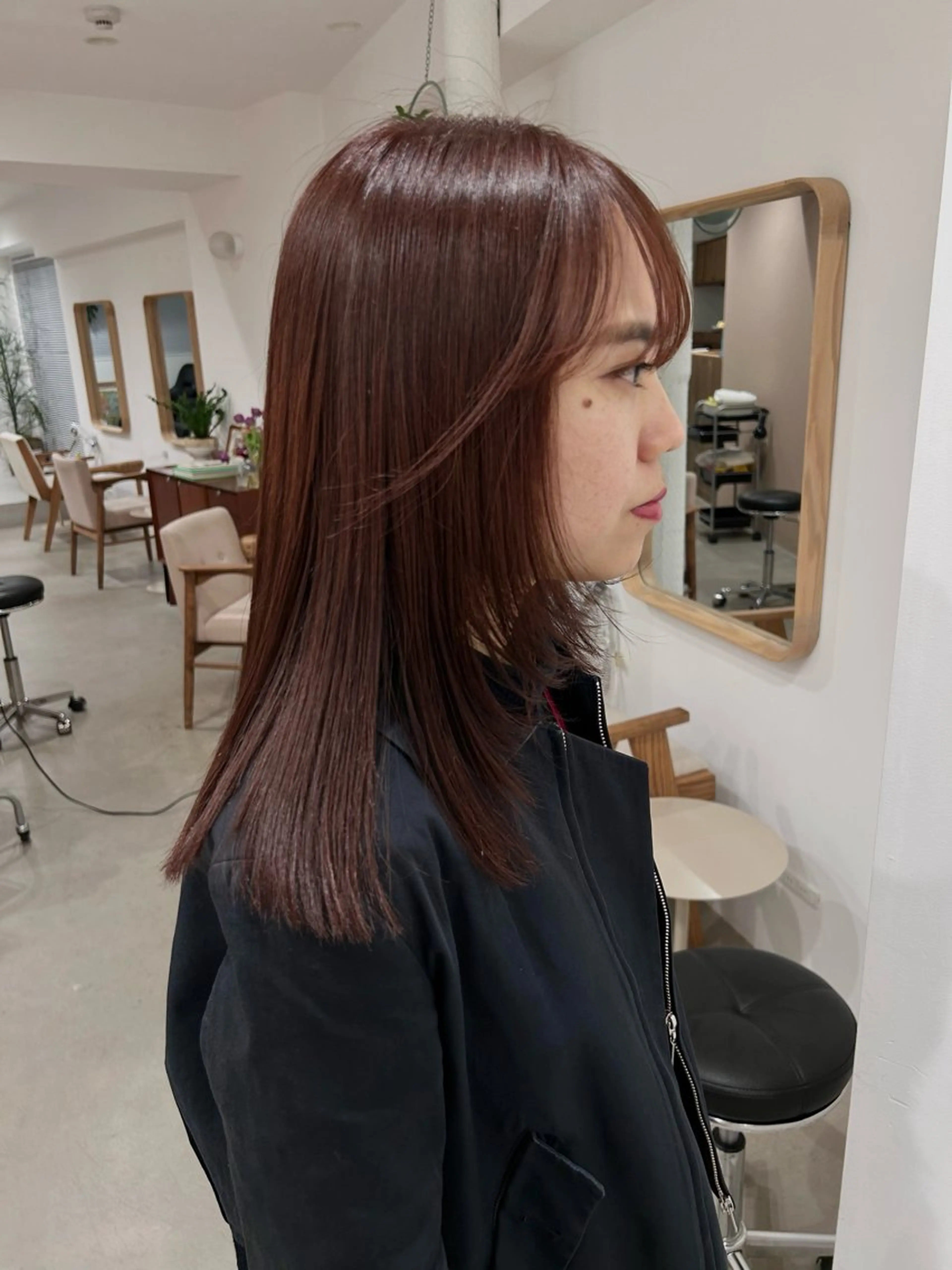 カラー ブリーチ ブラウンカラー ブリーチなしカラー オレンジ オレンジブラウン RUNA 🫧のヘアスタイル