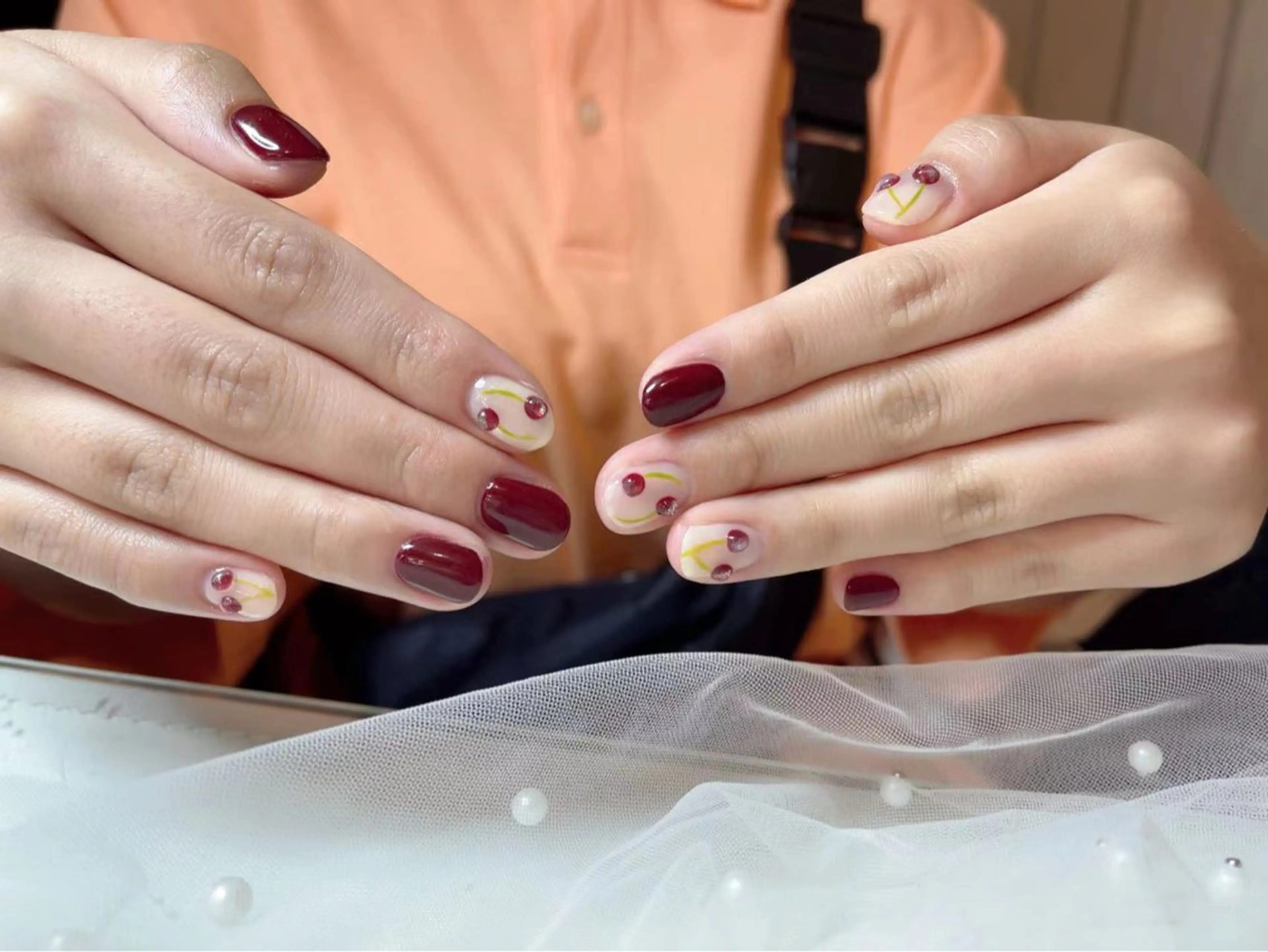 ショート パンダ ちゃんのネイルデザイン