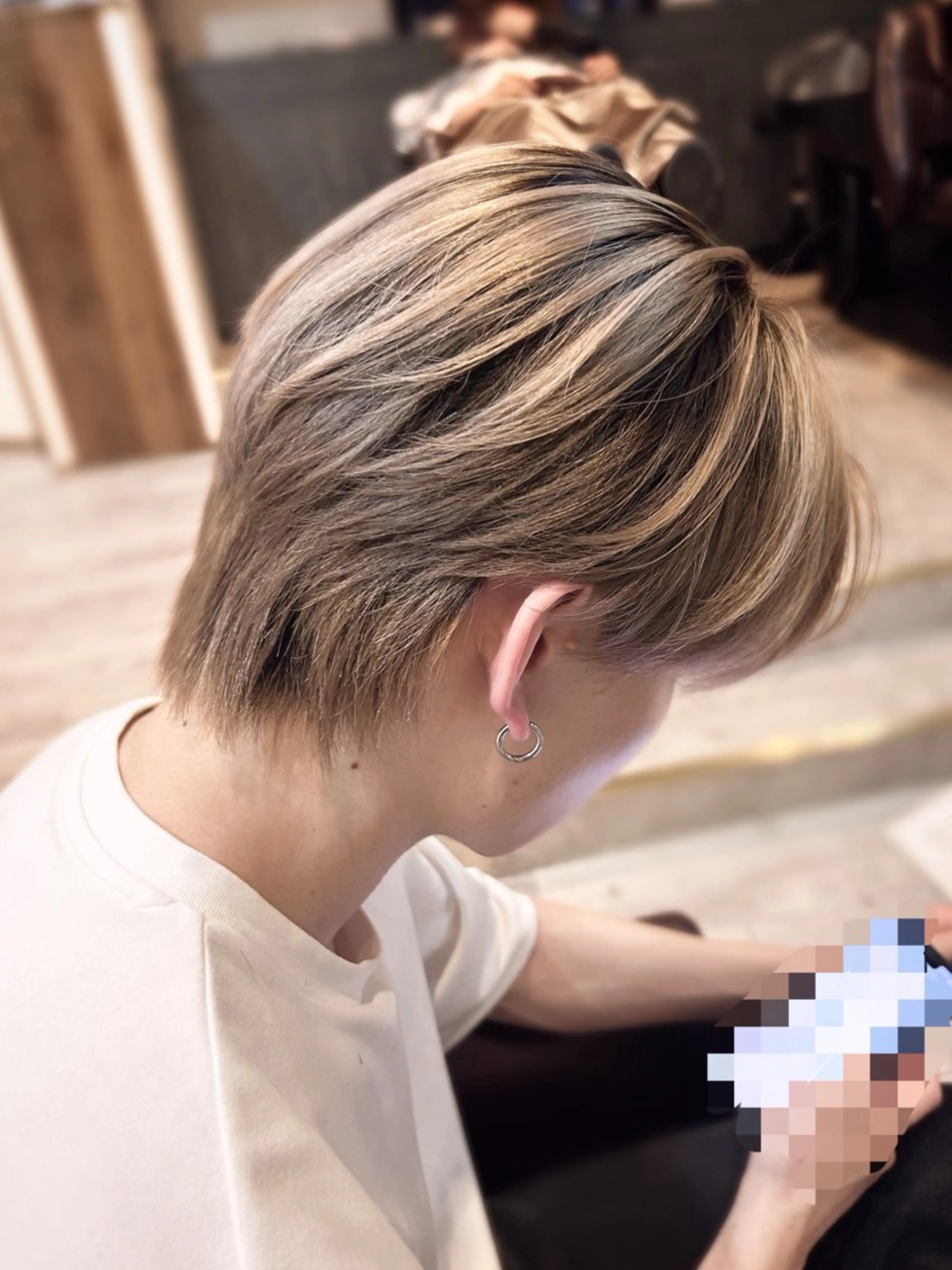 ショート カラー メンズ 奈良 優輝のヘアスタイル