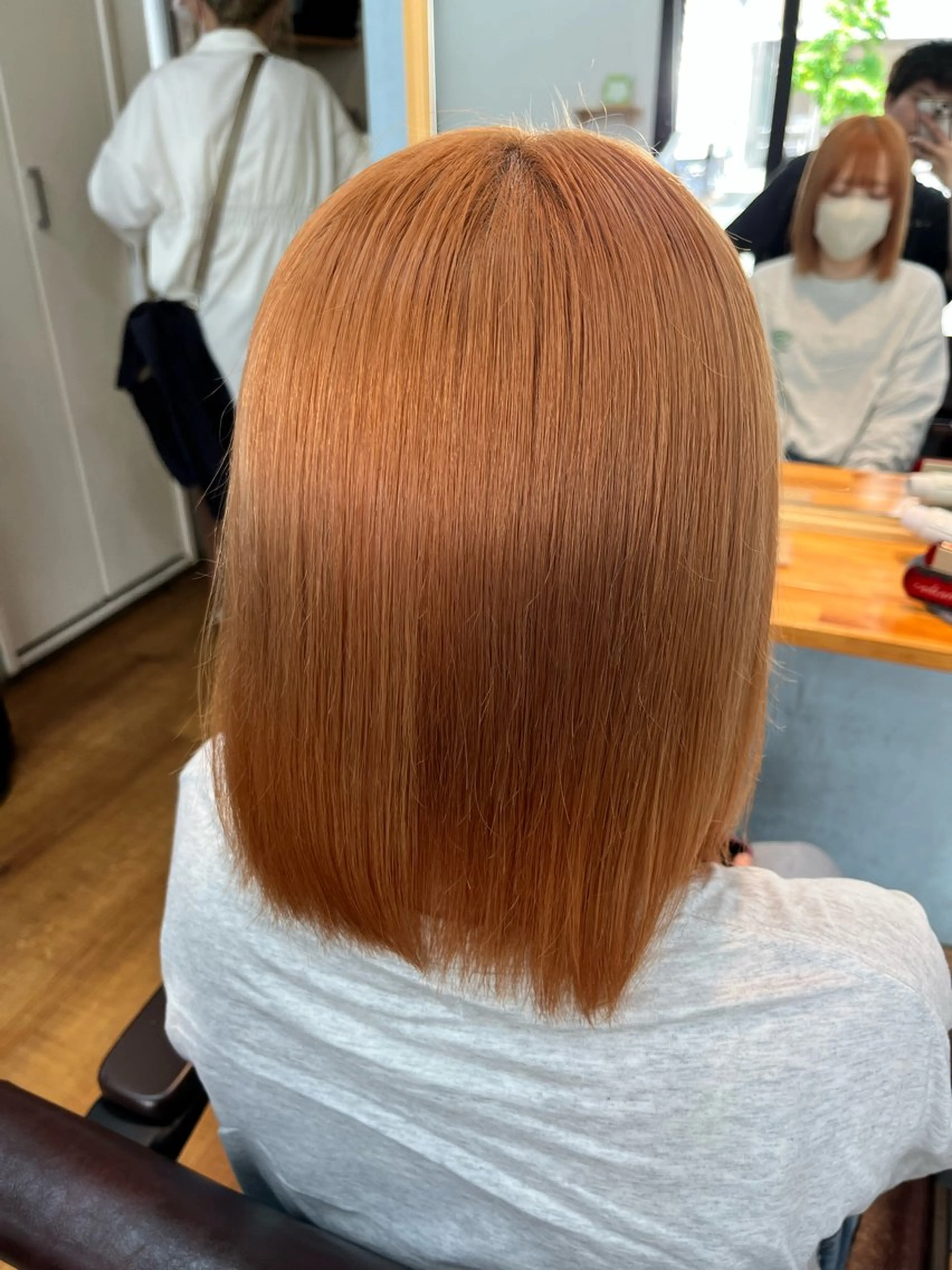 セミロング カラー ダブルカラー インナーカラー 髪質改善 🫧ハイトーン/ ブリーチ🫧白石航汰のヘアスタイル