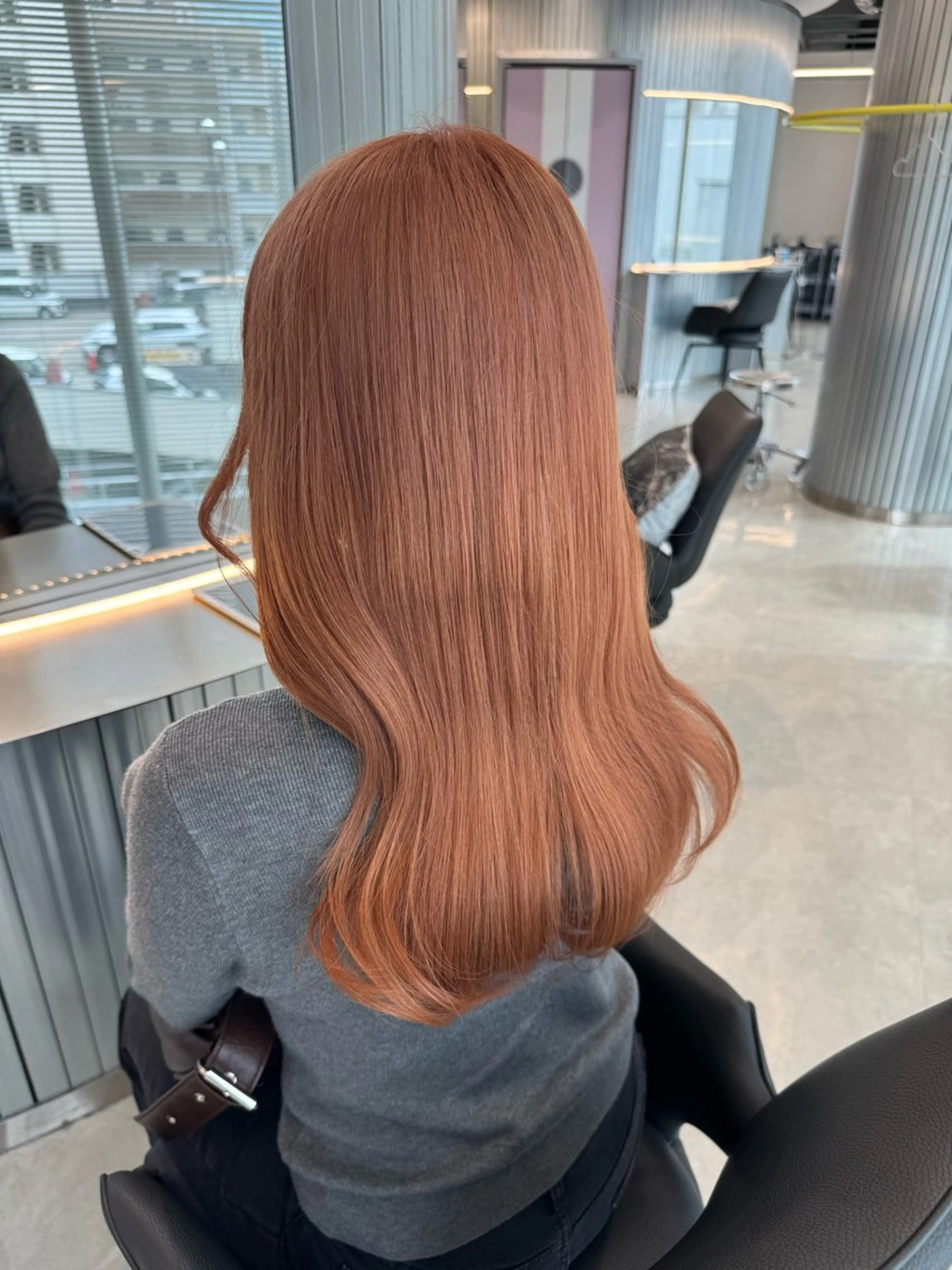 《🎀韓国風ハイトーン🎀》カット+ケアブリーチ+カラー¥25850→¥12500の写真