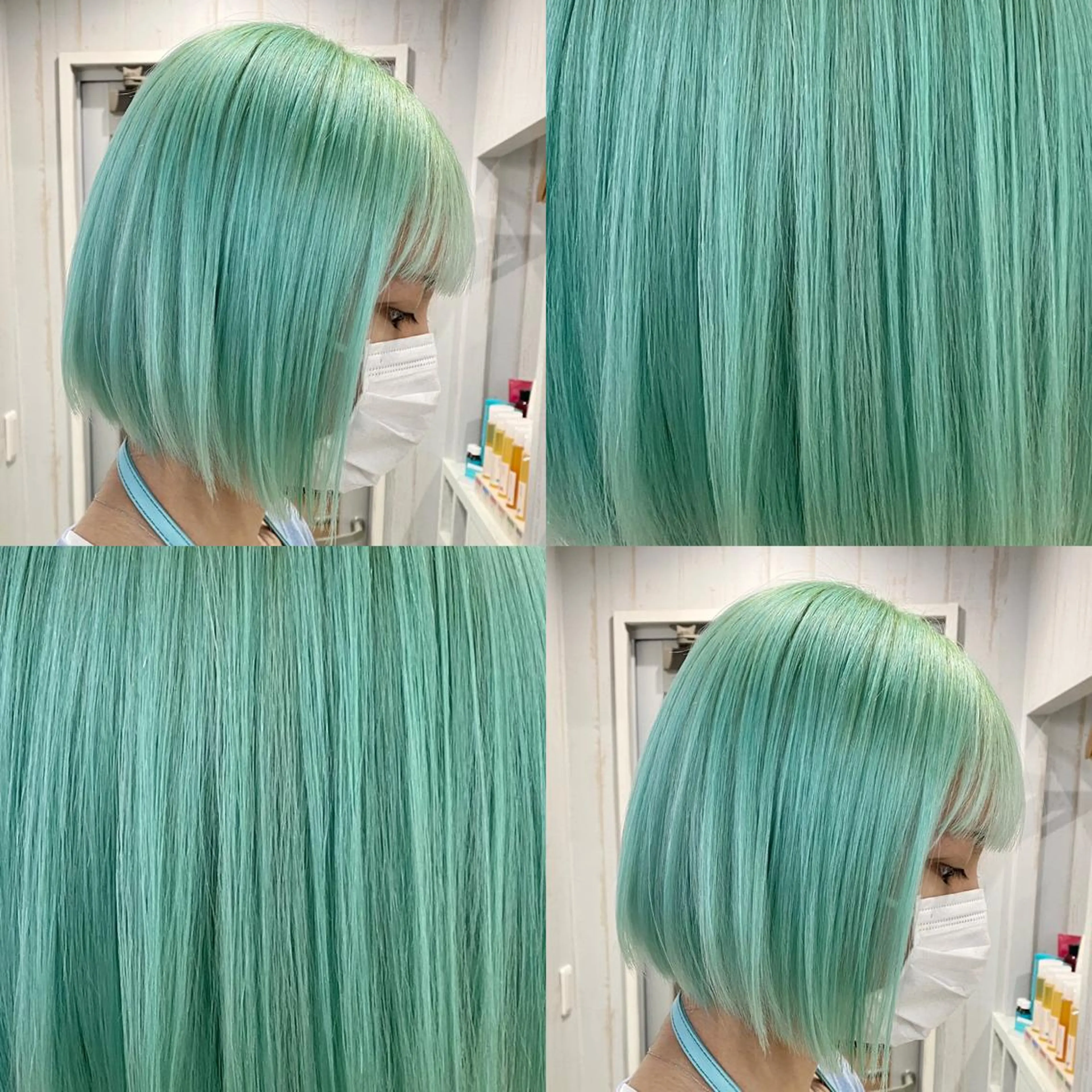 ケアブリーチ2回＋カラー＋システムトリートメントの写真