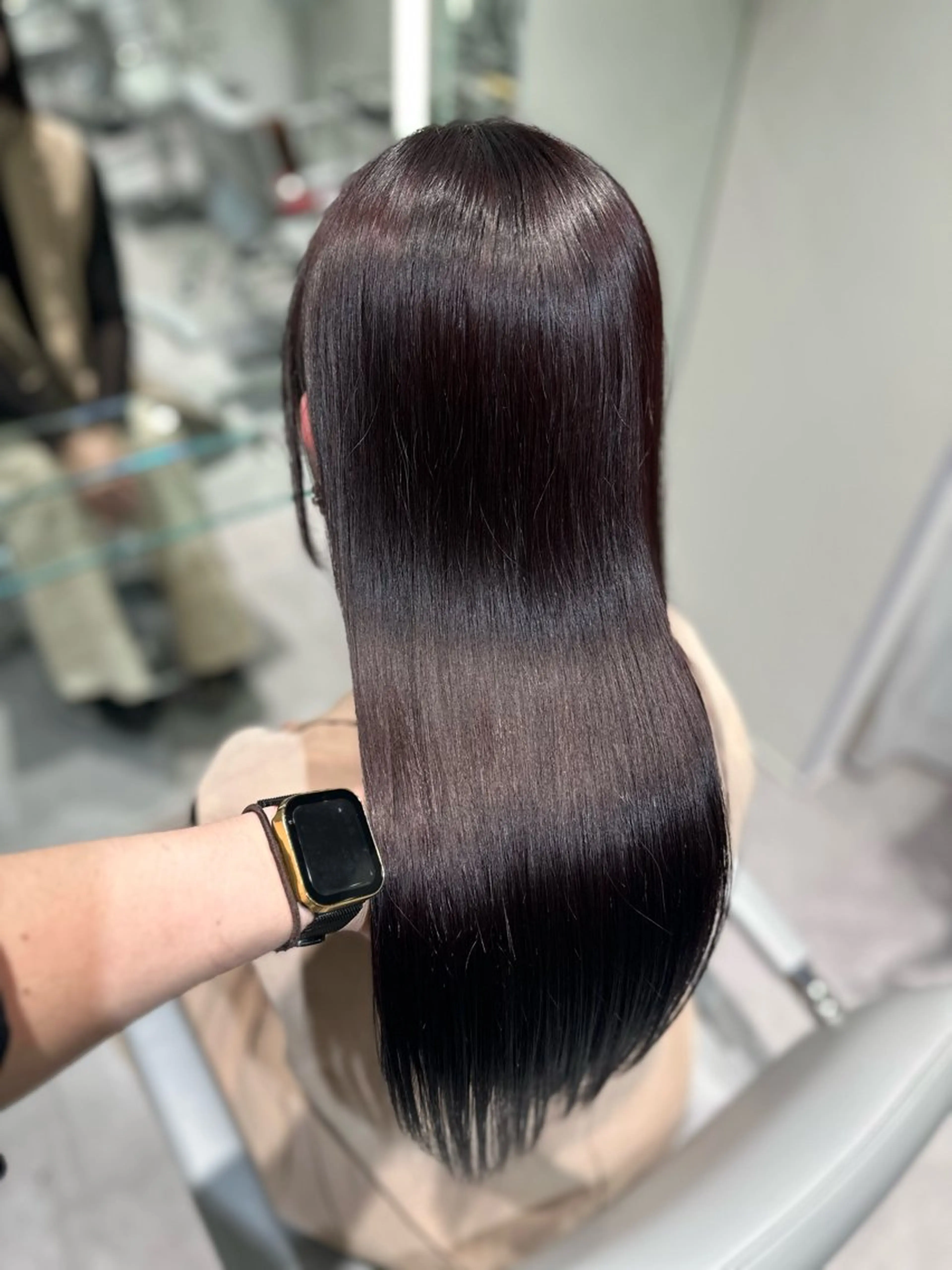 ロング カラー 髪質改善 支持率 Ｎｏ.1いぶきのヘアスタイル