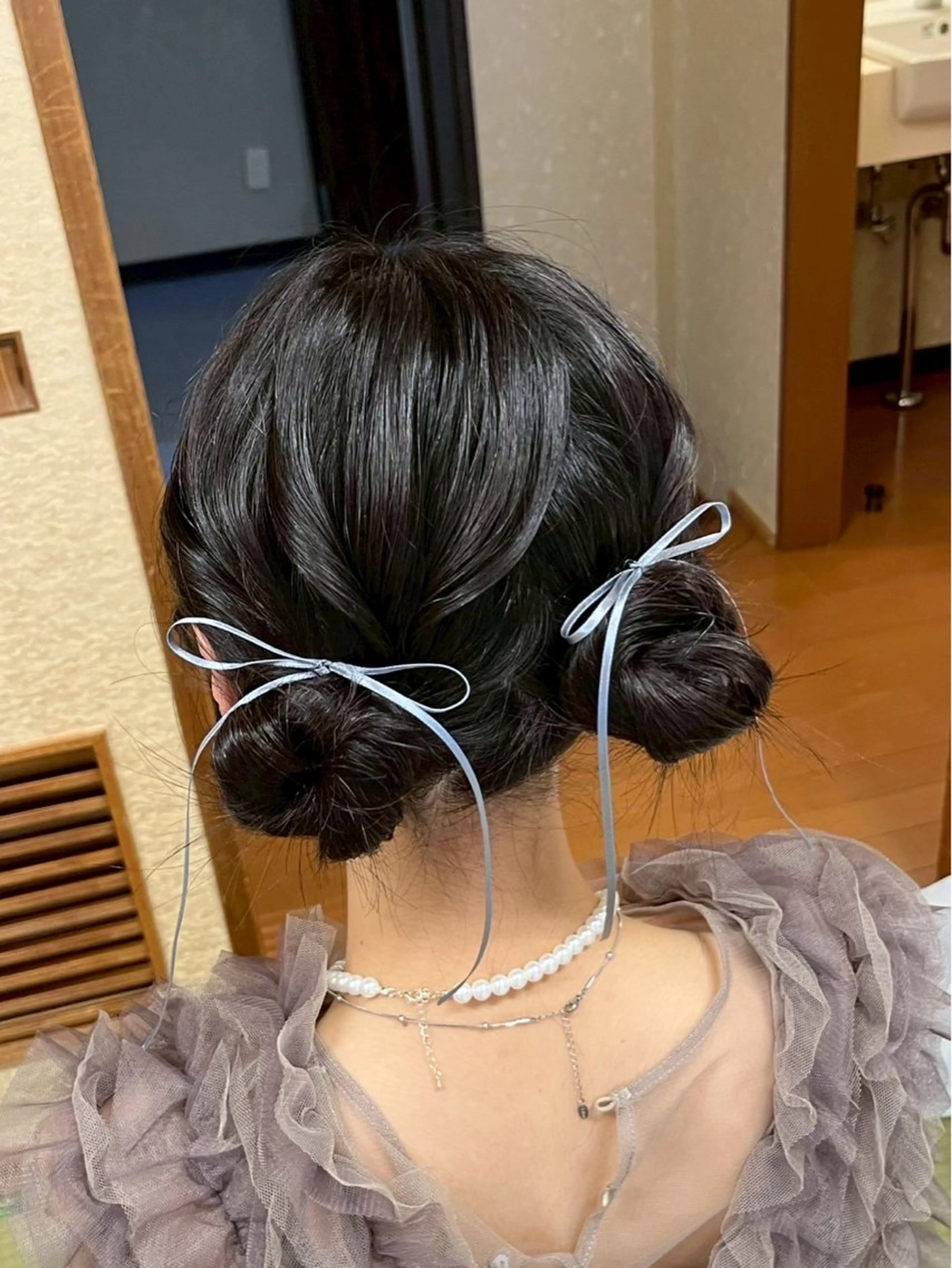 セミロング ヘアアレンジ ヘアセット 女性リピ90%🍨 🩷佐藤みずきのヘアスタイル