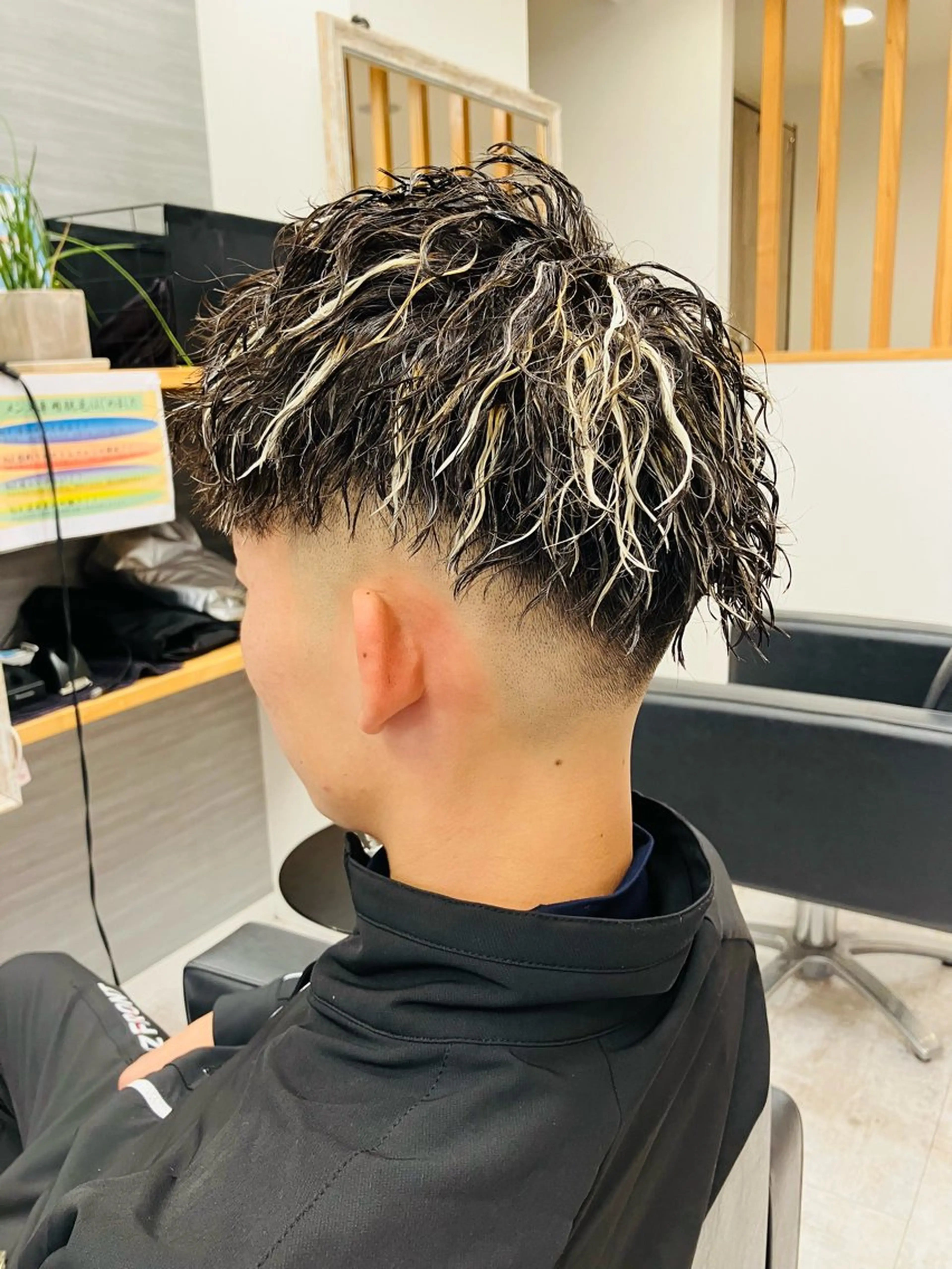 パーマ メンズ カット パーマ メンズ特化/パーマ/ フェードWATARUのヘアスタイル