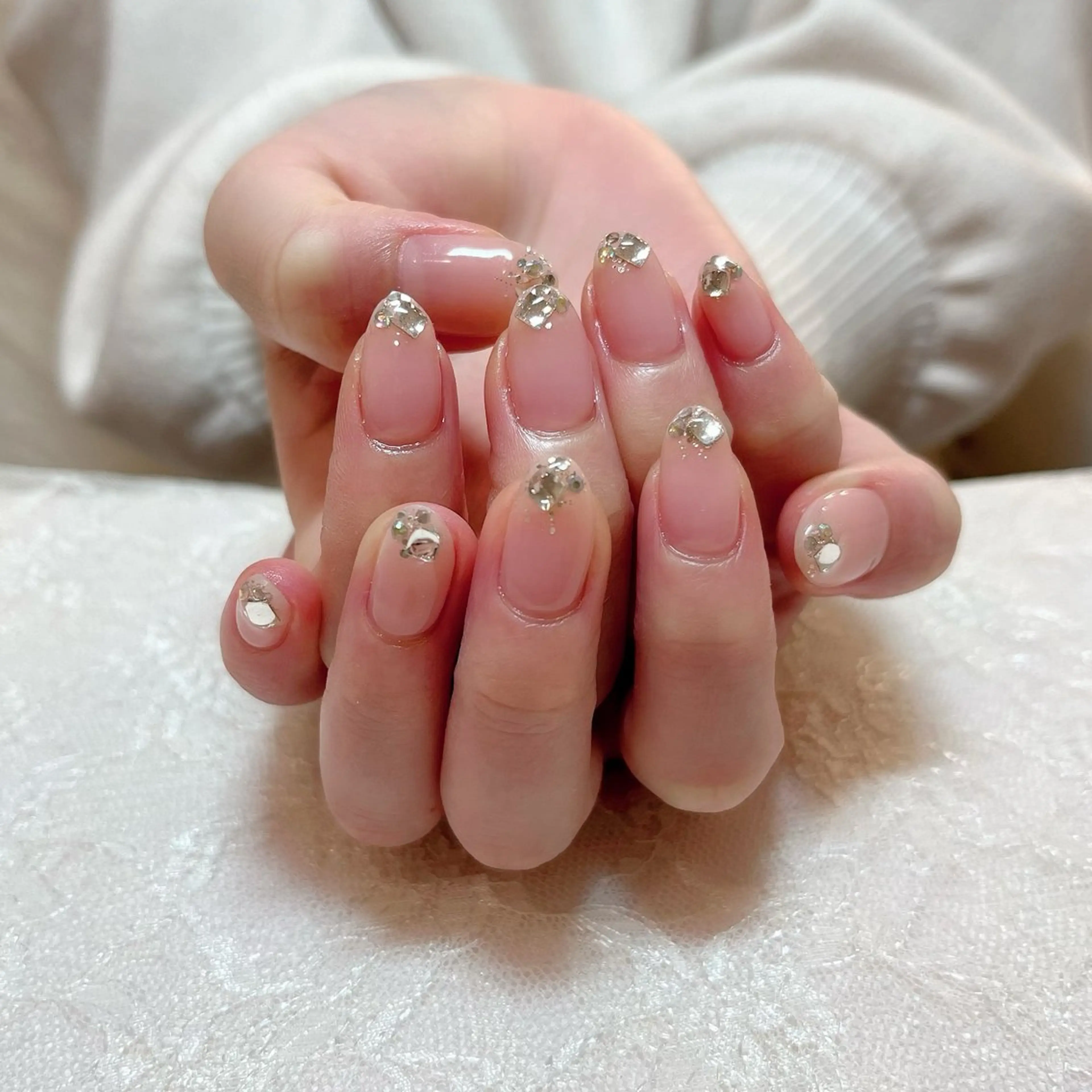 ネイル ラメ(グリッター) ハンドケア aoi nailのネイルデザイン