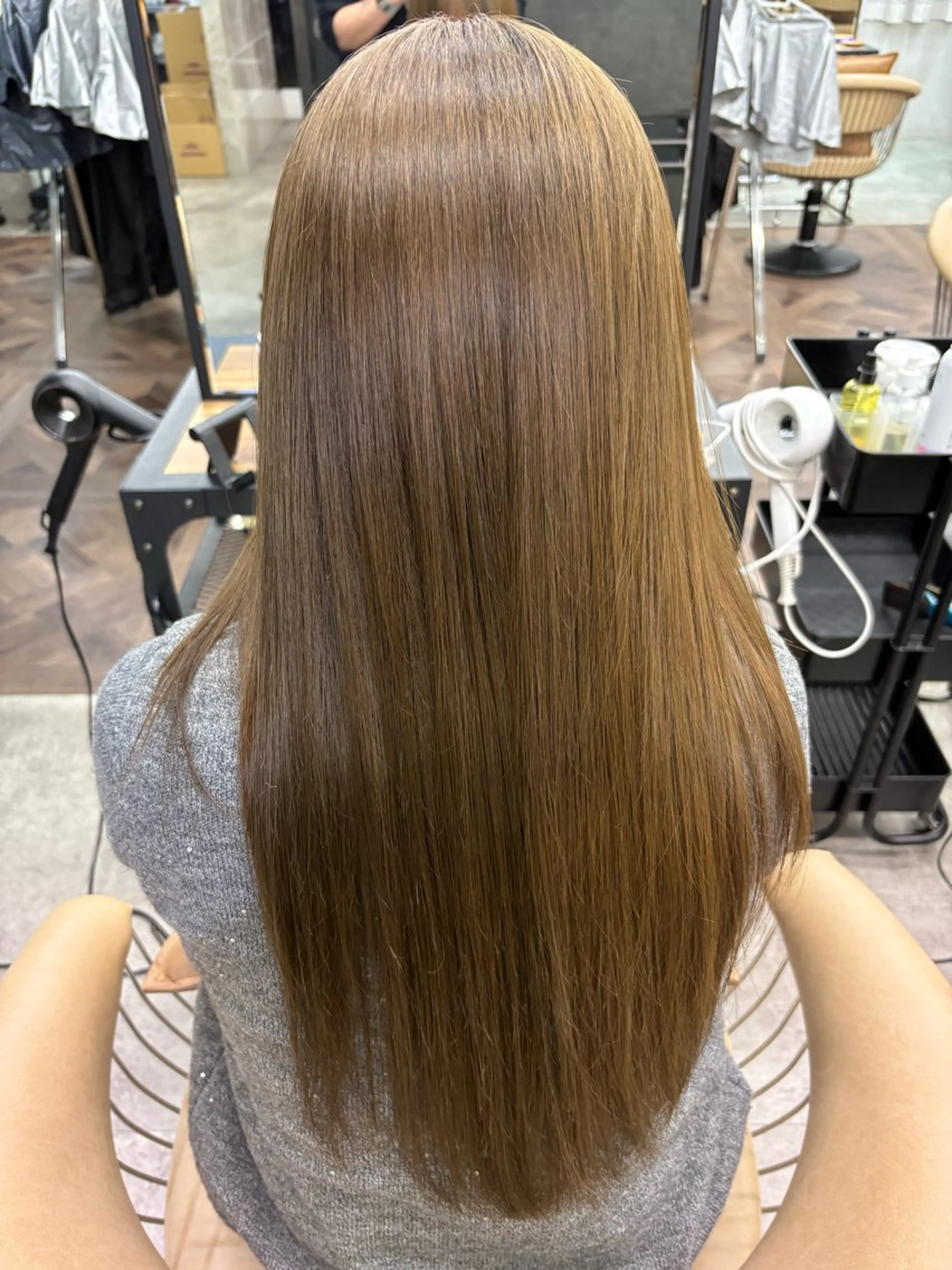 ロング 似合わせレイヤー🌟 巻ける縮毛矯正みつきのヘアスタイル