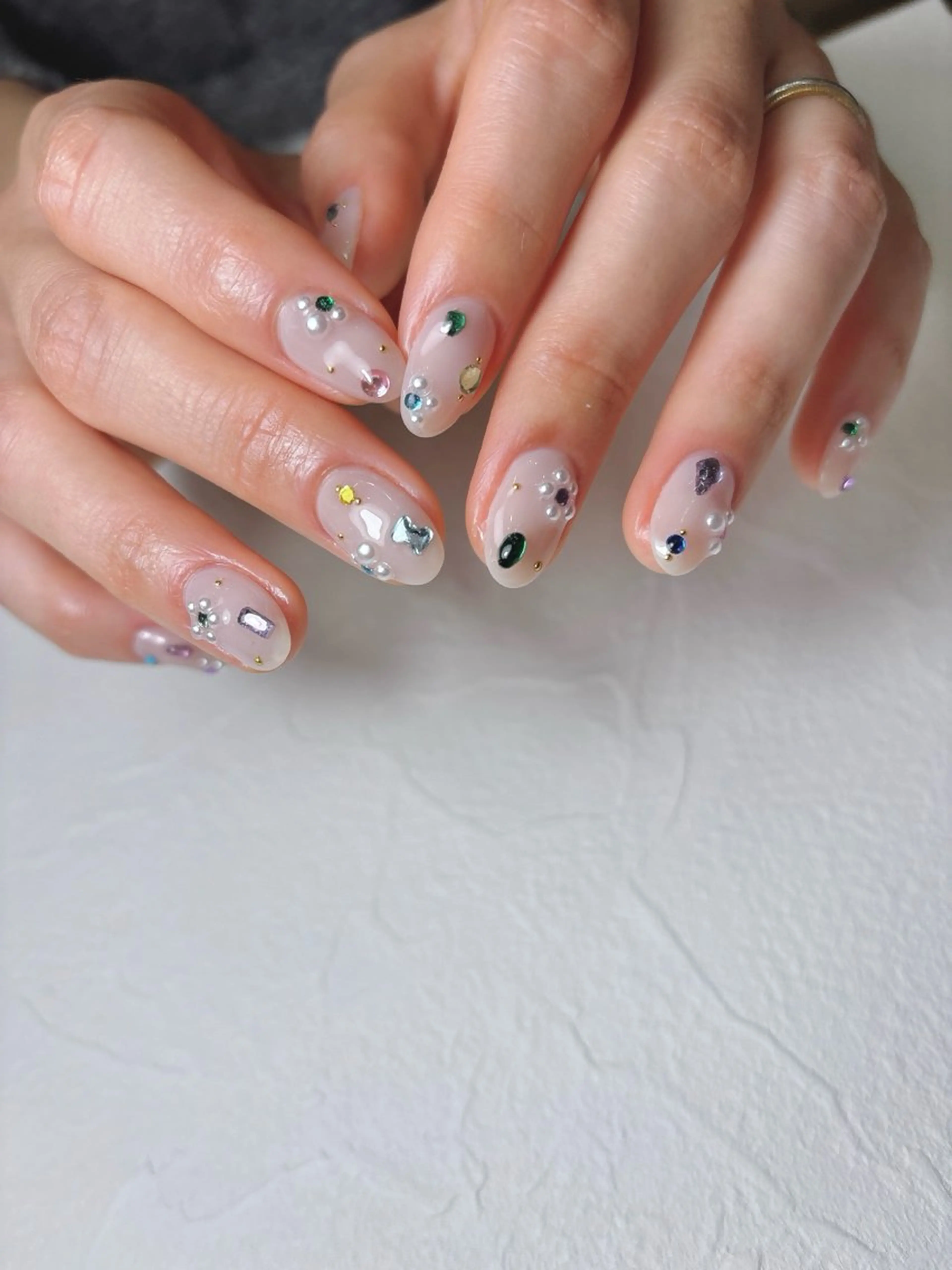 ネイル ハンドネイル Radia bykaonailsのネイルデザイン