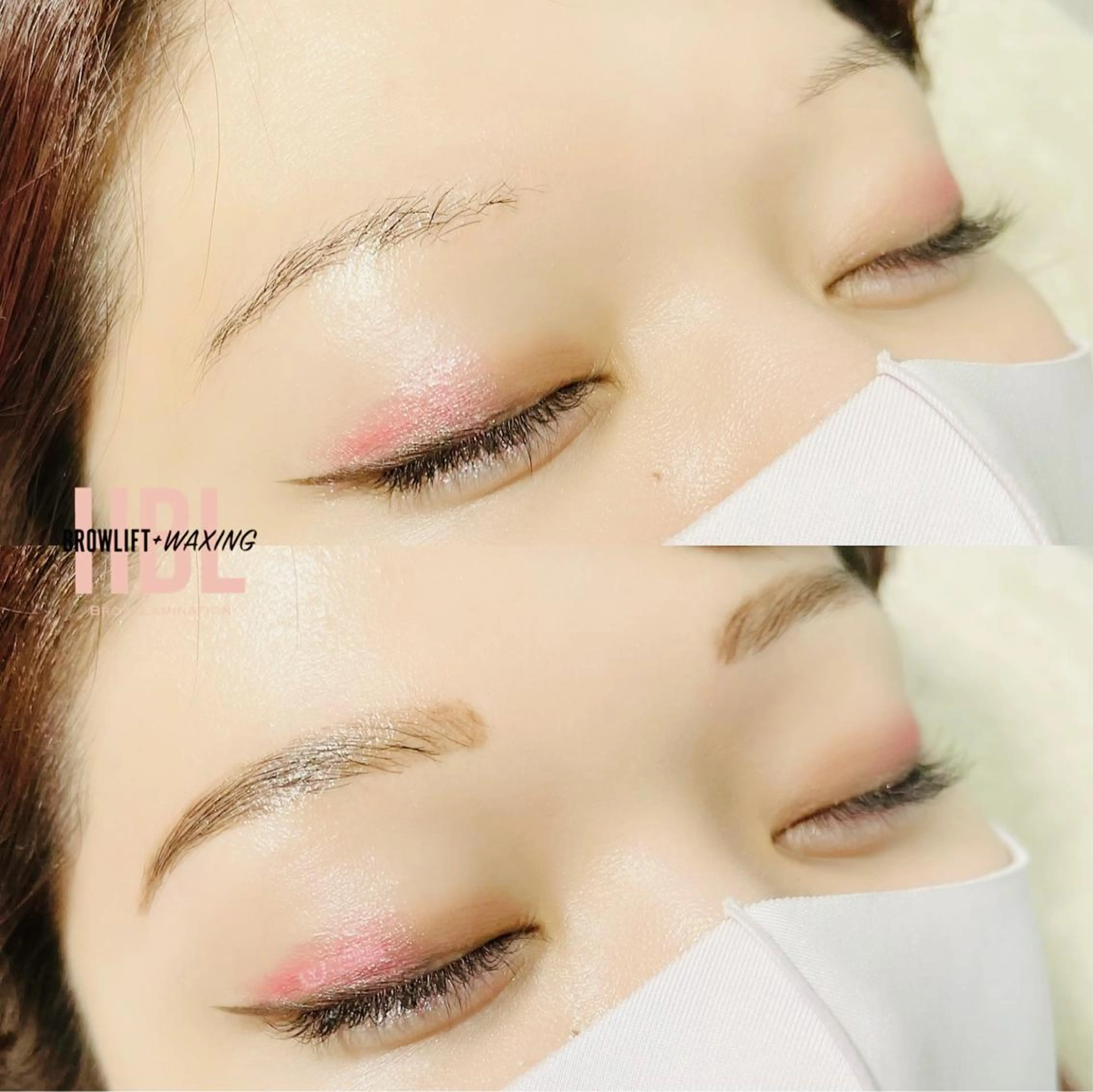 アイブロウ 眉カラー ハリウッドブロウリフト 眉毛ワックス脱毛 ワックス脱毛 その他(アイブロウ) eyelash presh yukaのマツエク・マツパデザイン