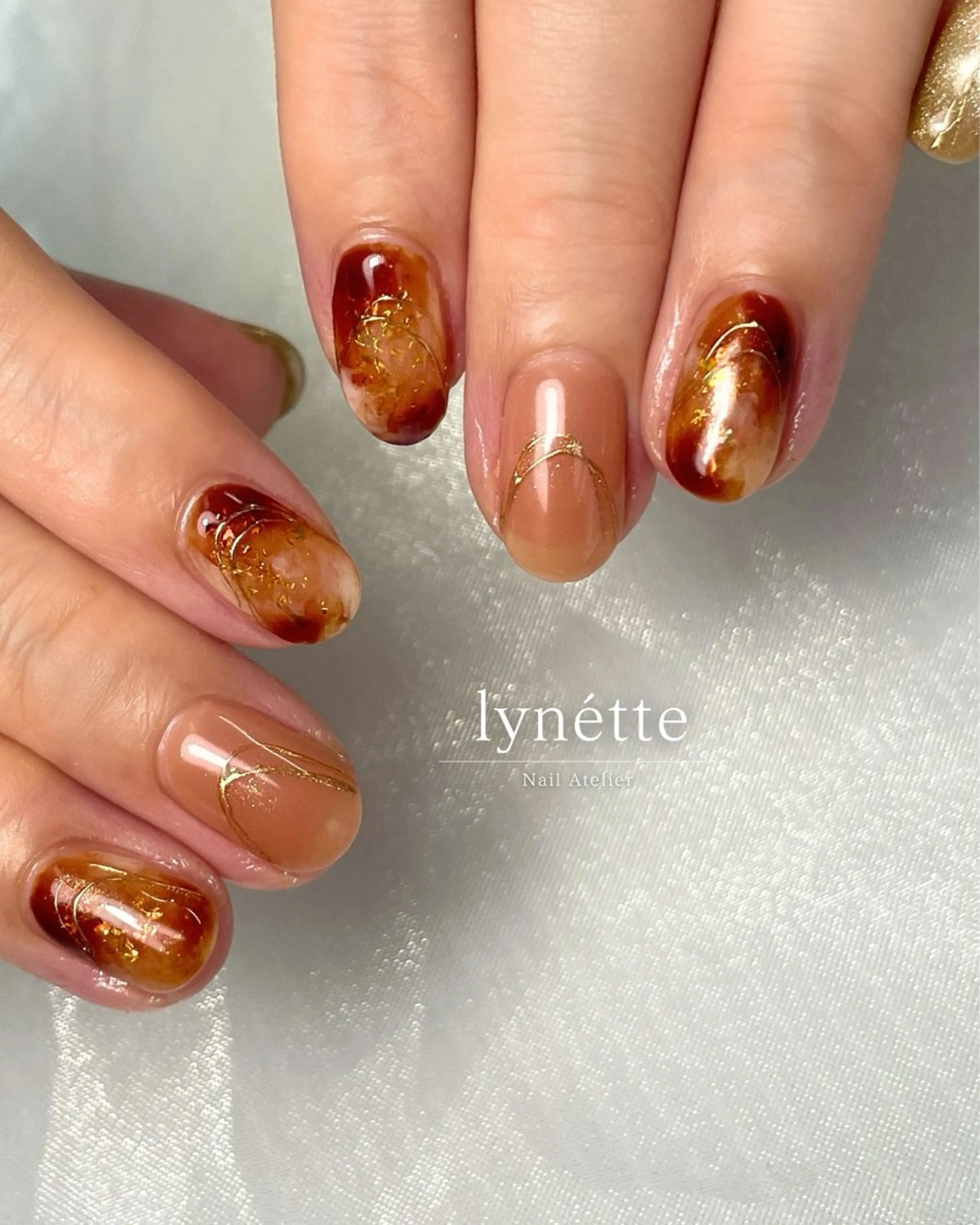 ネイル ニュアンスネイル lynétte 那覇ネイルサロンのネイルデザイン