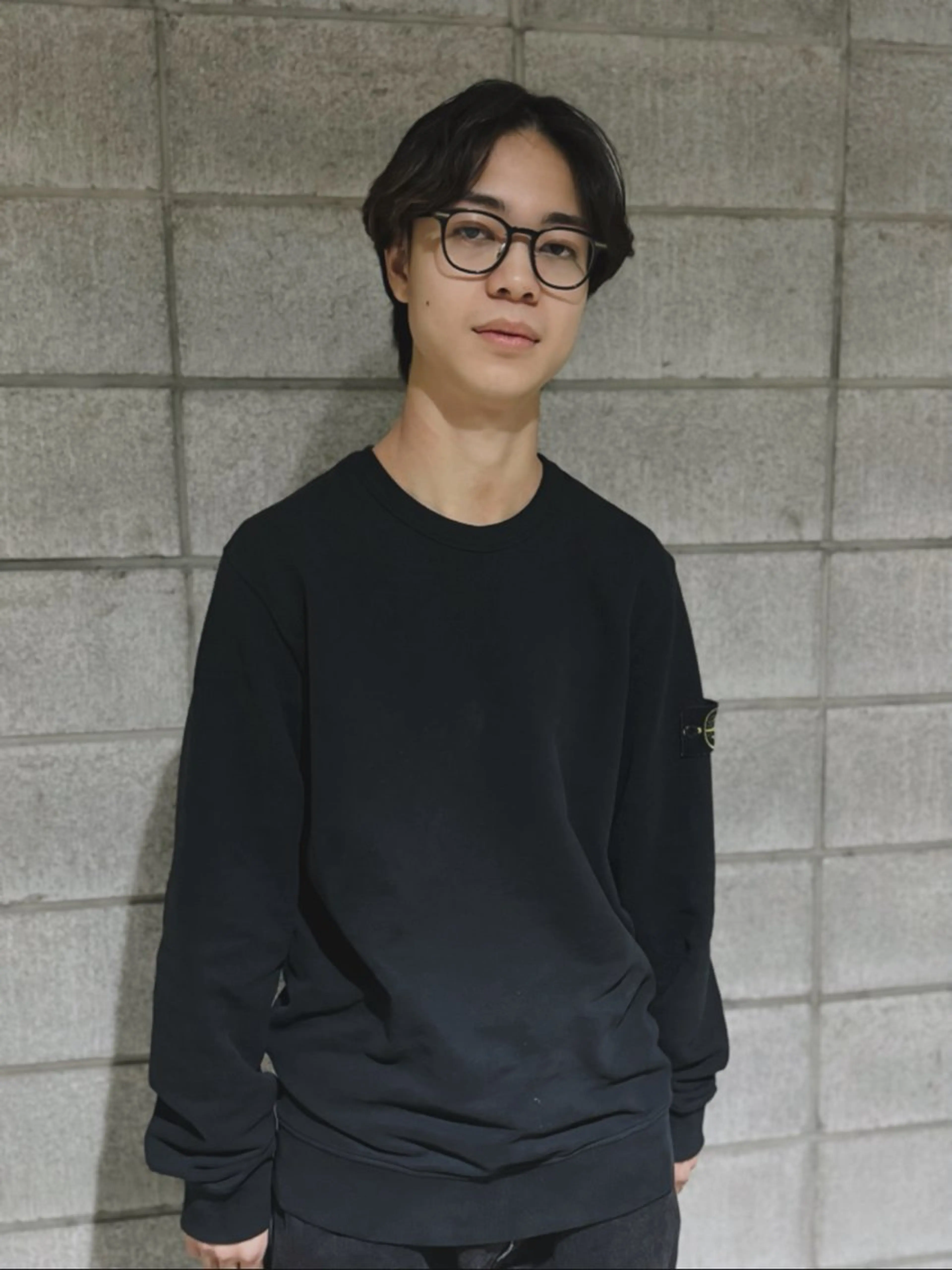 ミディアム 前田 翔哉のヘアスタイル