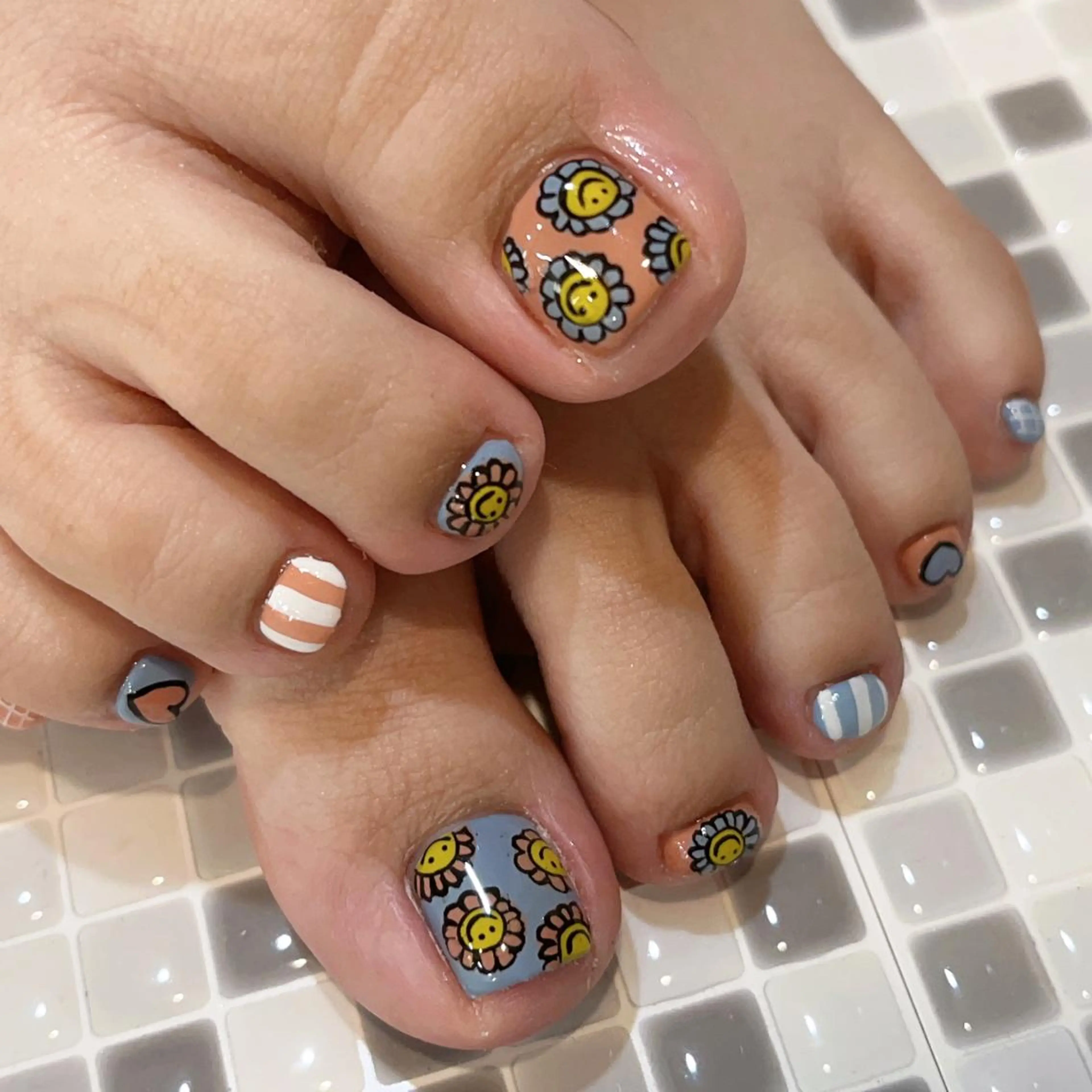 ネイル アートネイル フットネイル nailist yuiのネイルデザイン