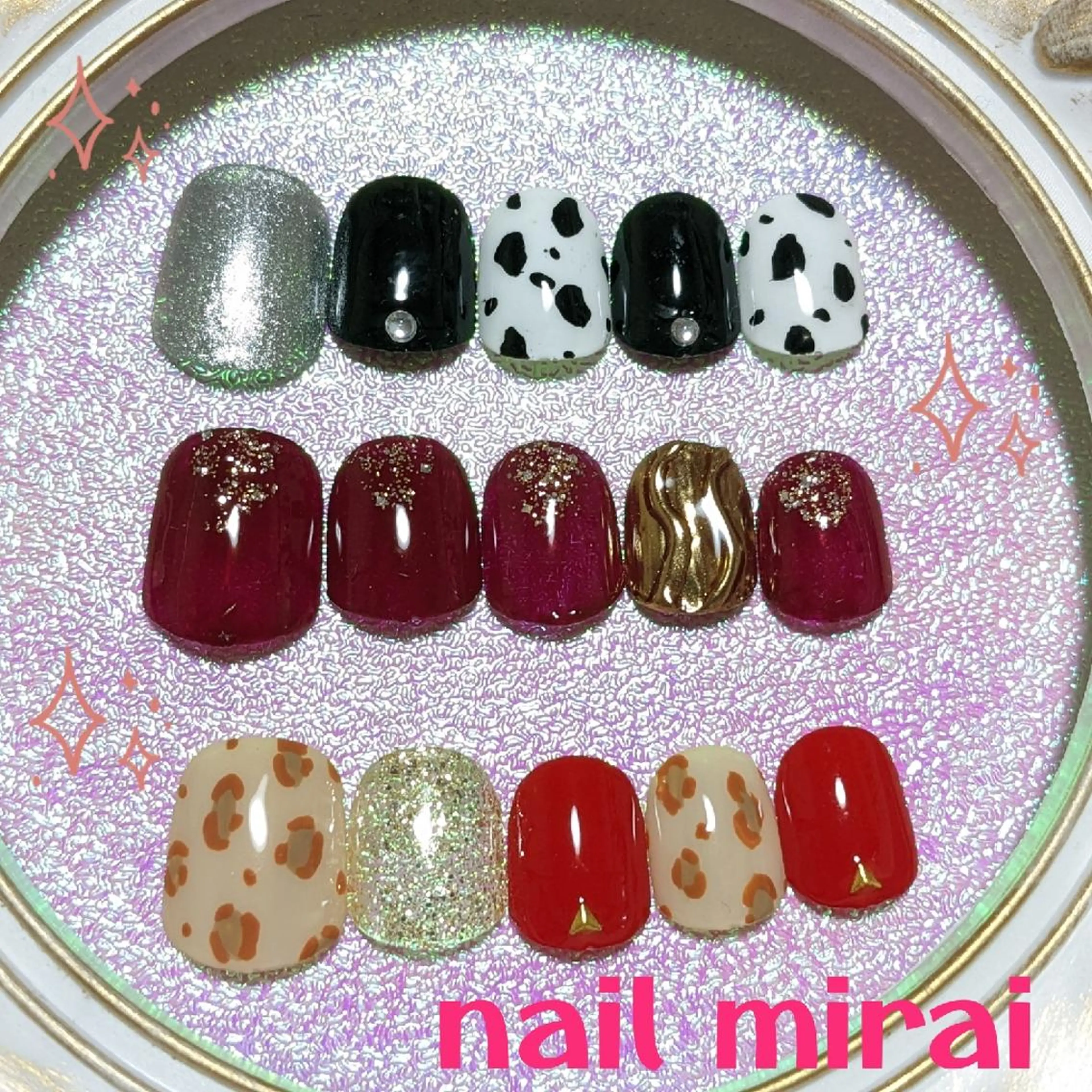 ネイル ボルドー nail miraiのネイルデザイン