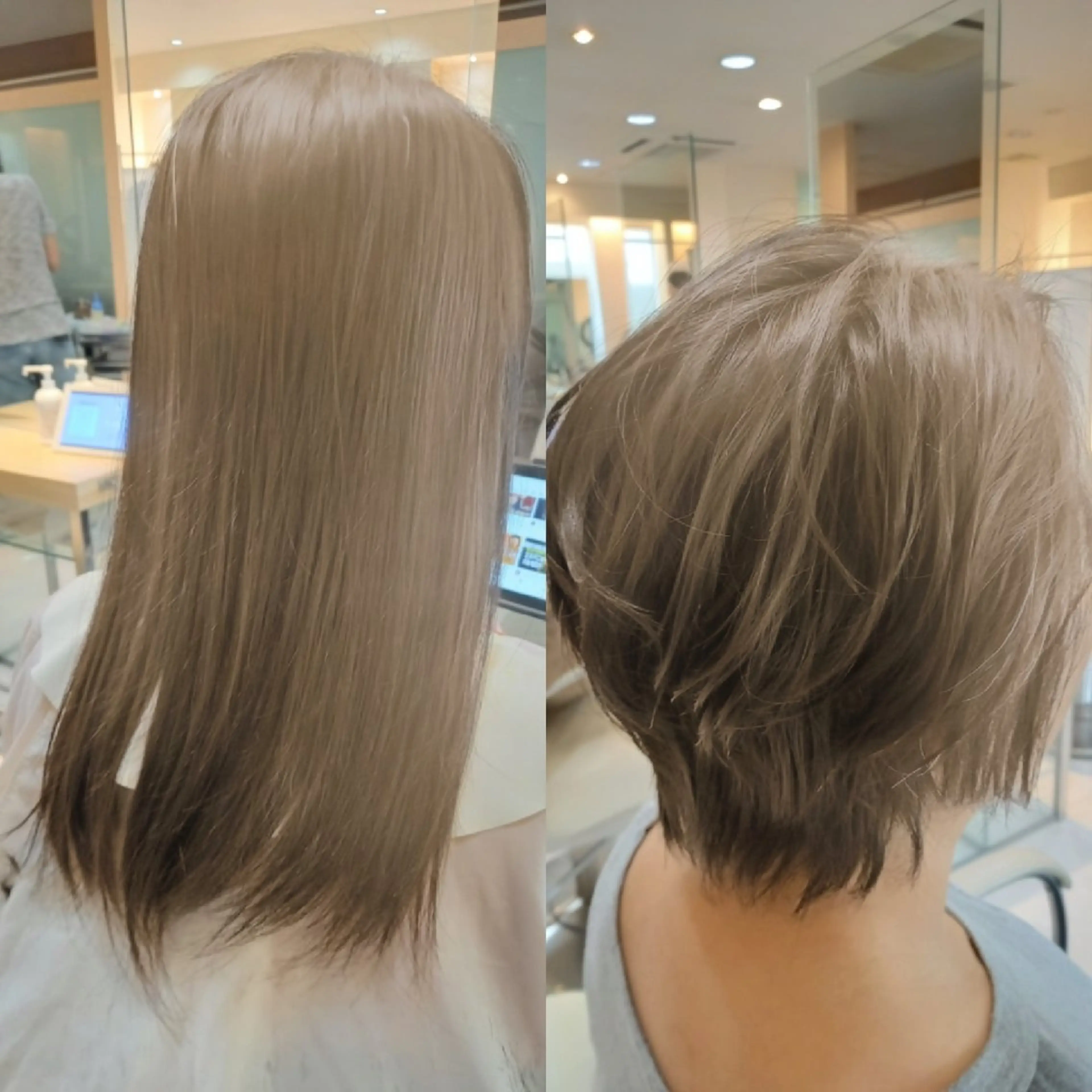 ショート 飯田・髪質改善縮毛矯 正・カラー・パーマのヘアスタイル