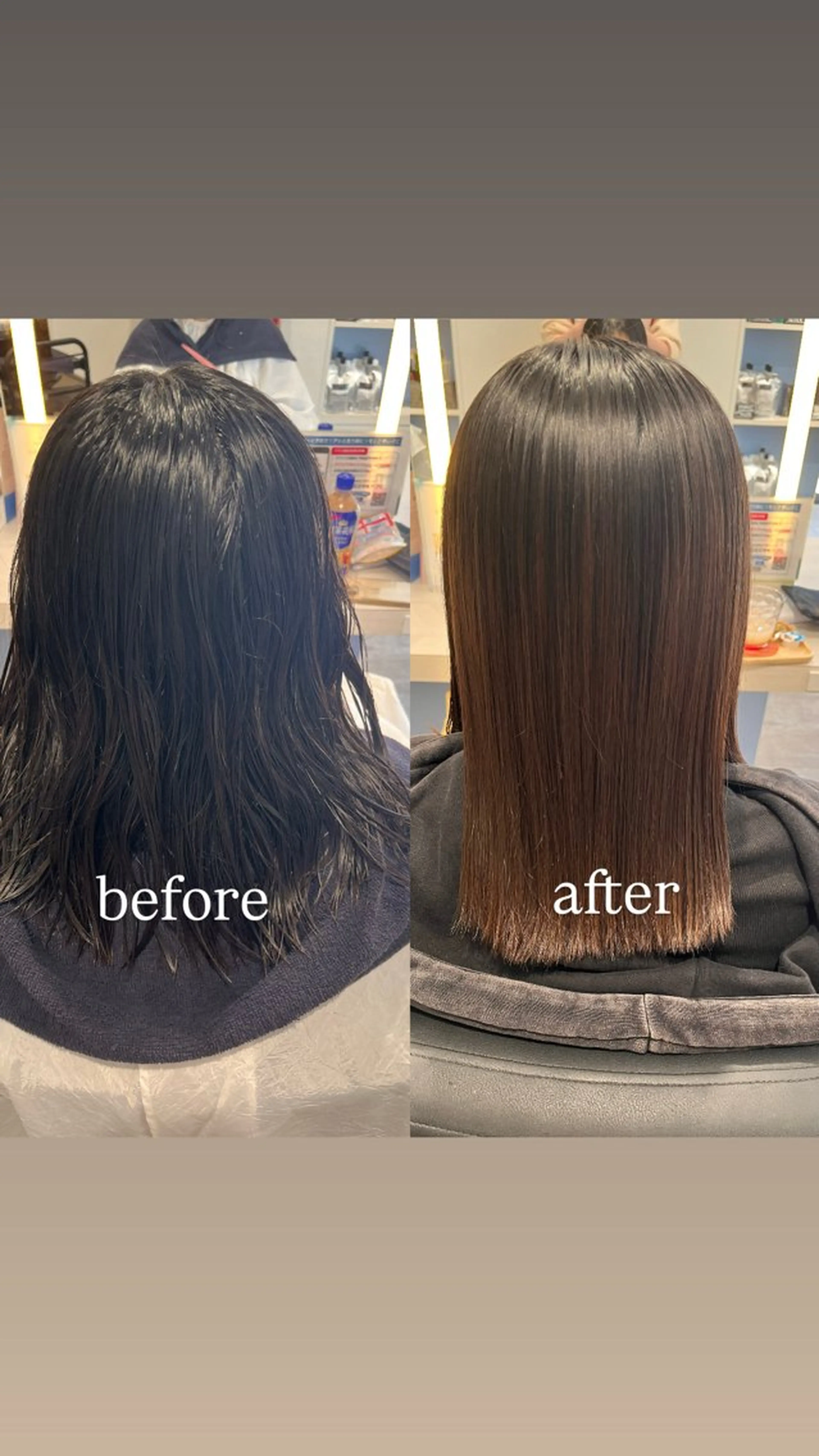 ミディアム 縮毛矯正 カット 縮毛矯正 菊地 奏楽のヘアスタイル