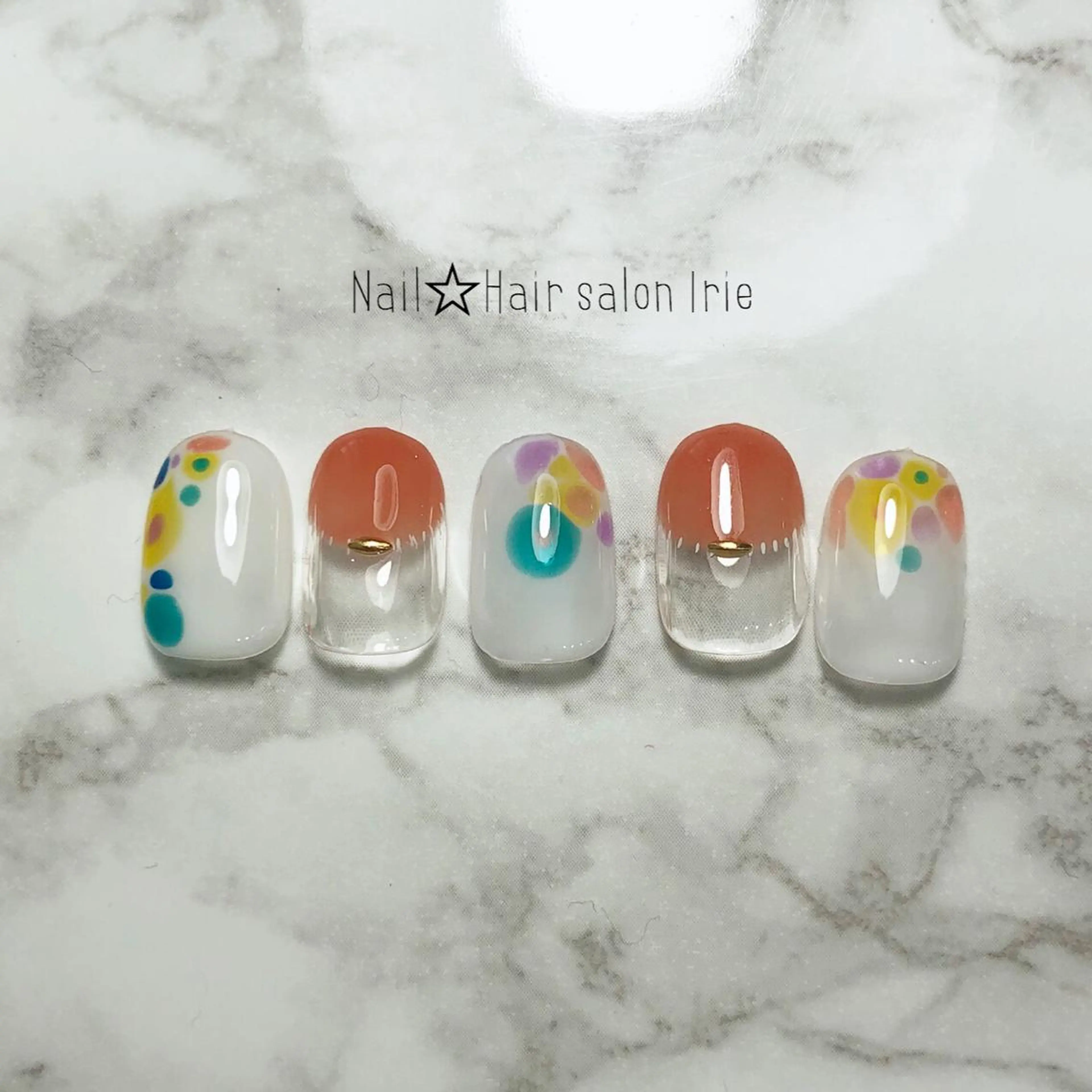 ネイル Hair salon Irie所属・與儀 知佳のネイルデザイン