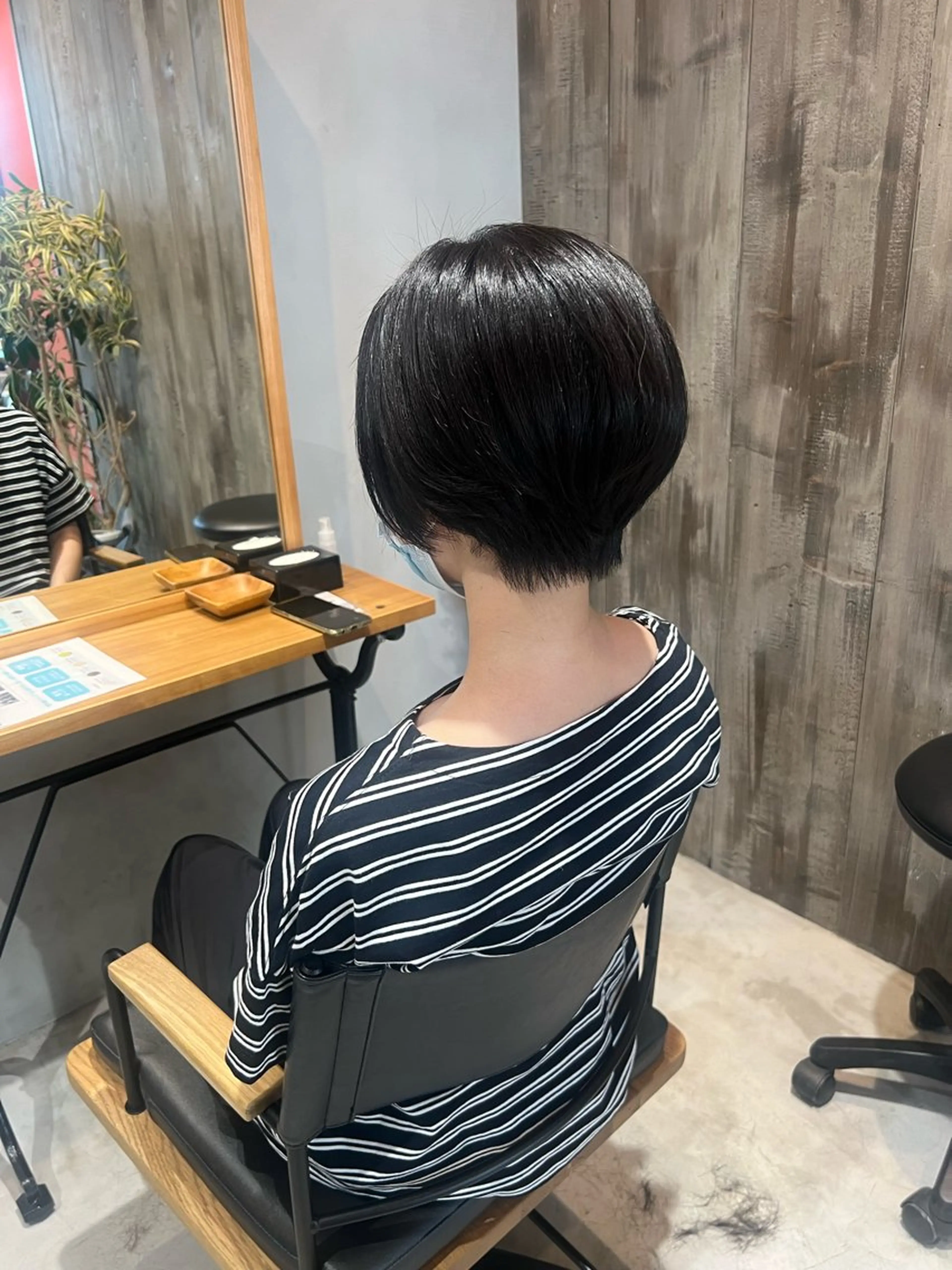 ショート ショートヘア カット ヘッドスパ 🎀Lolonois 池田店🎀佐藤百奈美のヘアスタイル