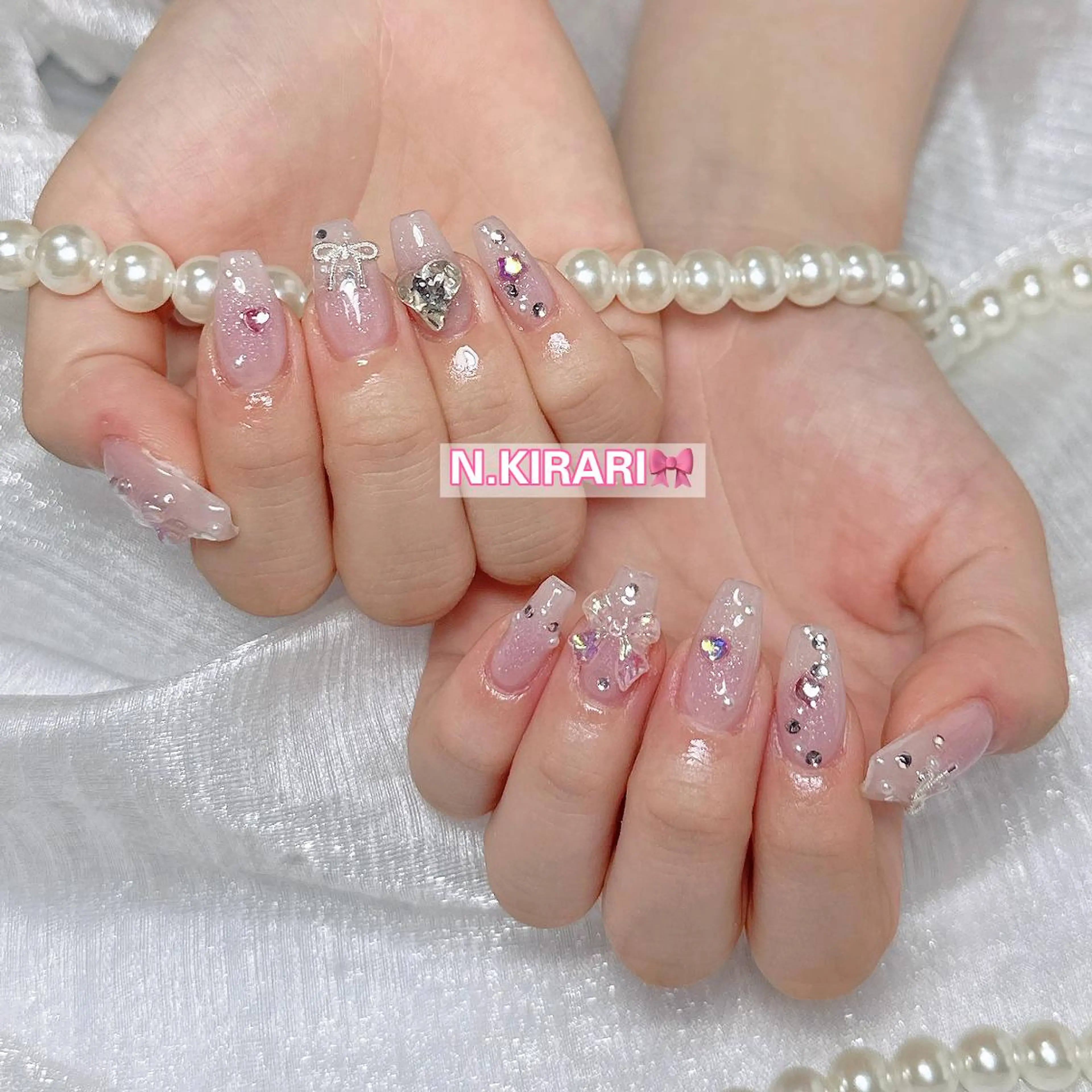 ネイル 🎀 ユズ 🎀のネイルデザイン