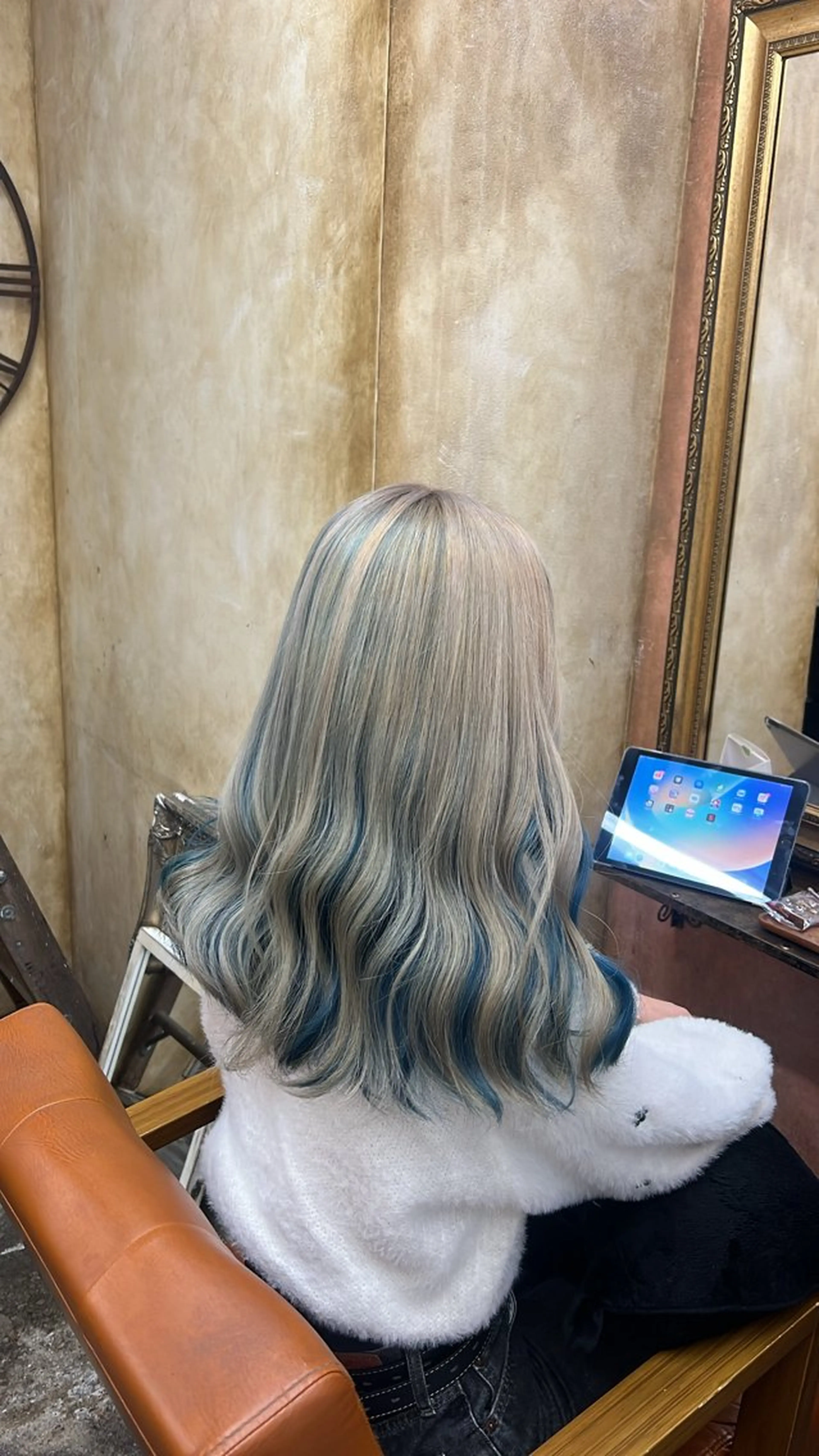 セミロング ヘアカラー ともざねゆか UniQ/岡山駅のヘアスタイル