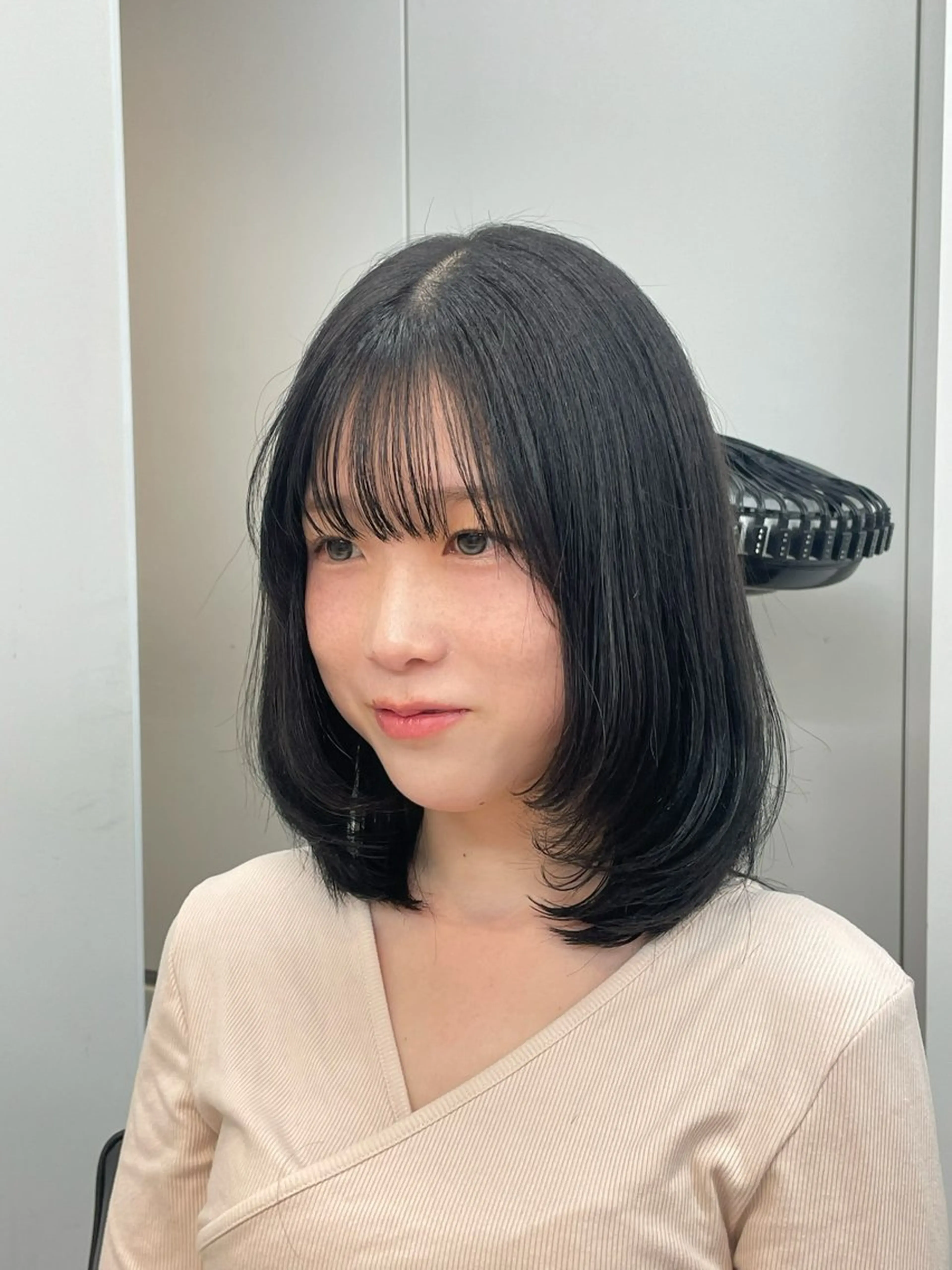 ミディアム カラー カット ヘアカラー トリートメント 髙橋 真香のヘアスタイル