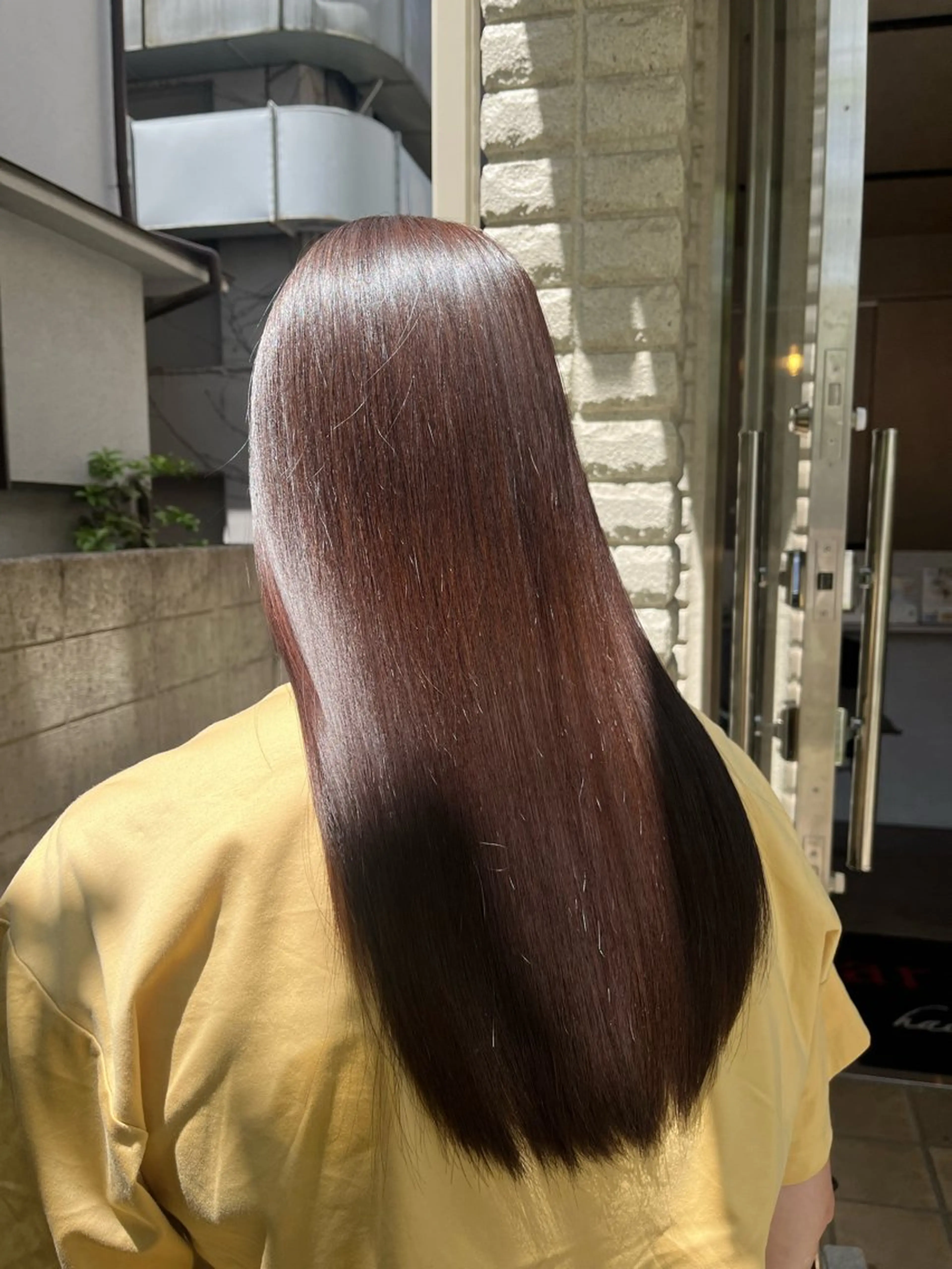 ミディアム 髪質改善 トリートメント ere 代々木公園所属・みほ/ニュアンス/ モード/艶カラーのヘアスタイル