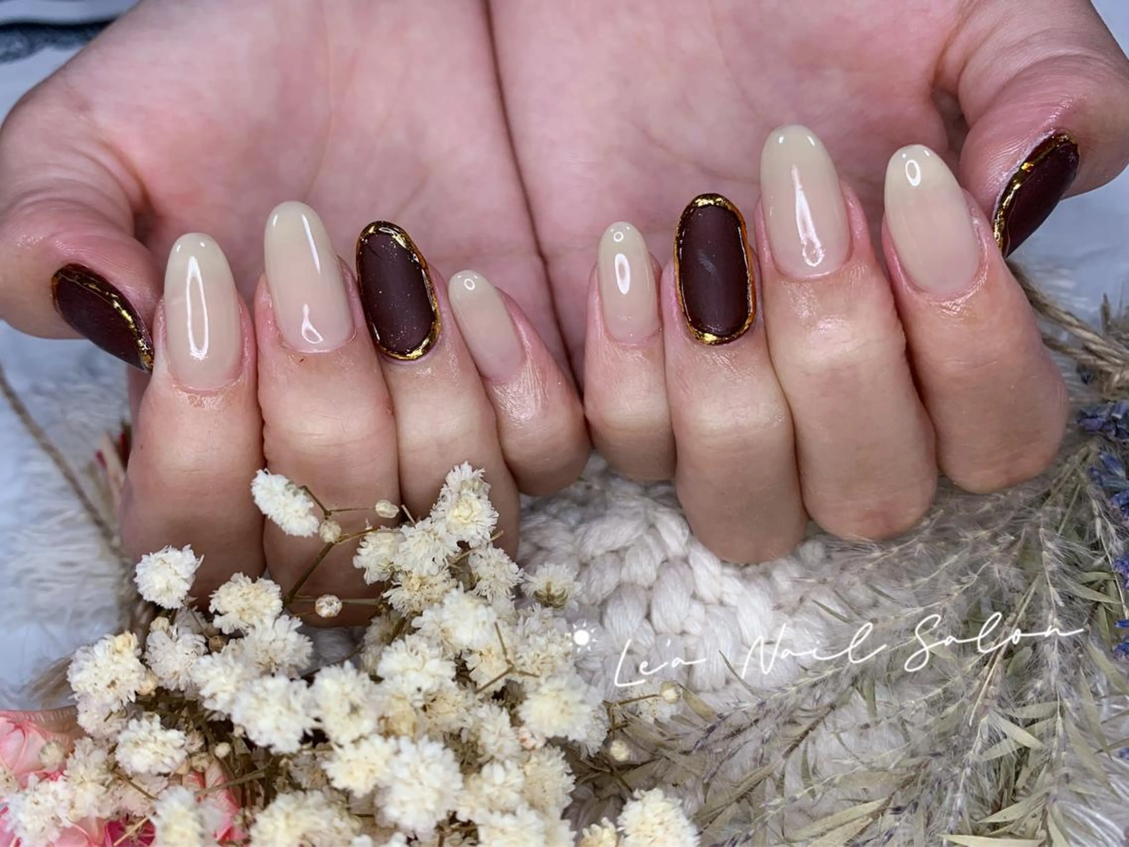 ショート カラー ネイル Le’a NailSalonのネイルデザイン