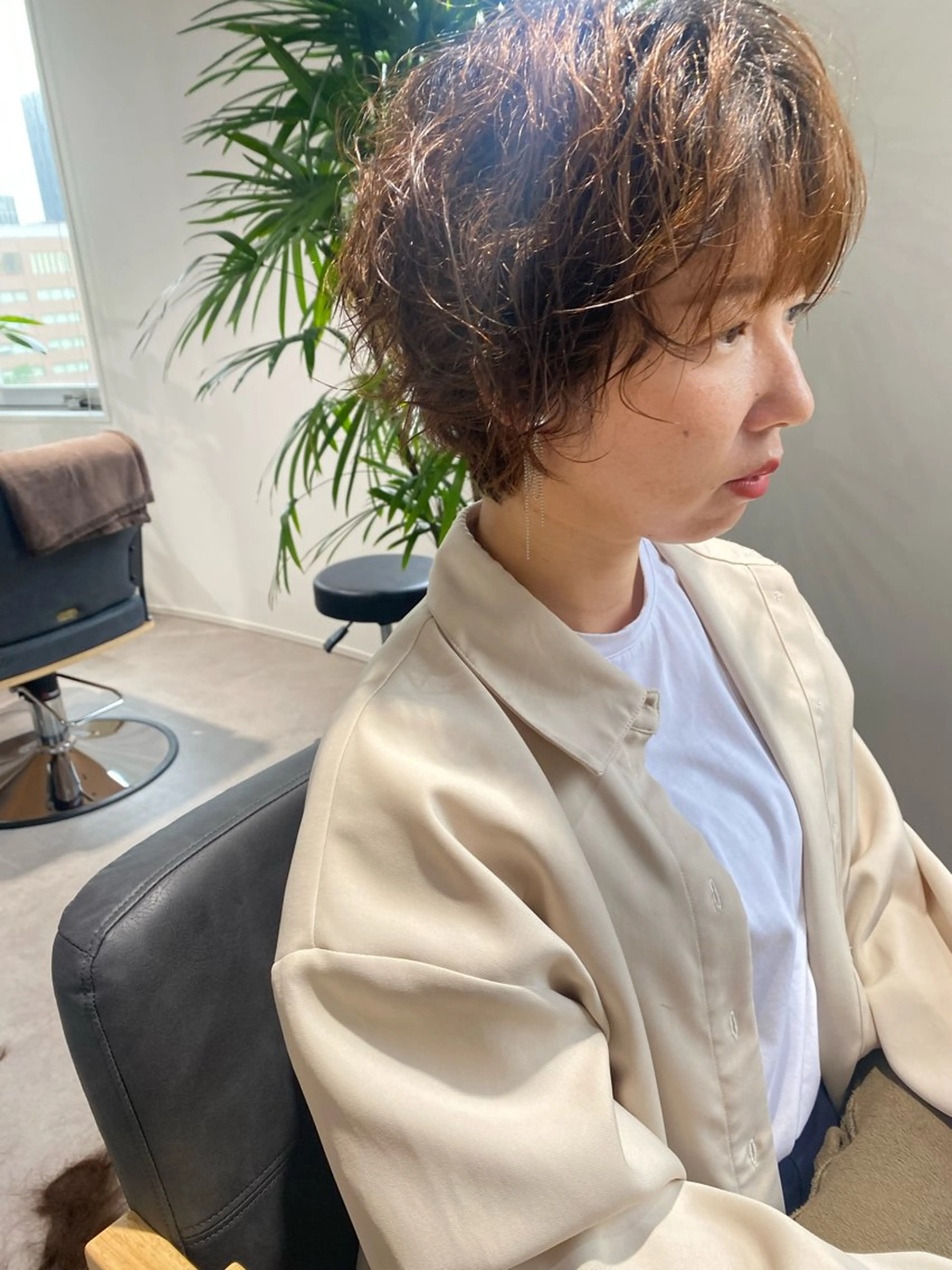 ショート ショートヘア カット ヘアカラー トリートメント 東田 恋のヘアスタイル