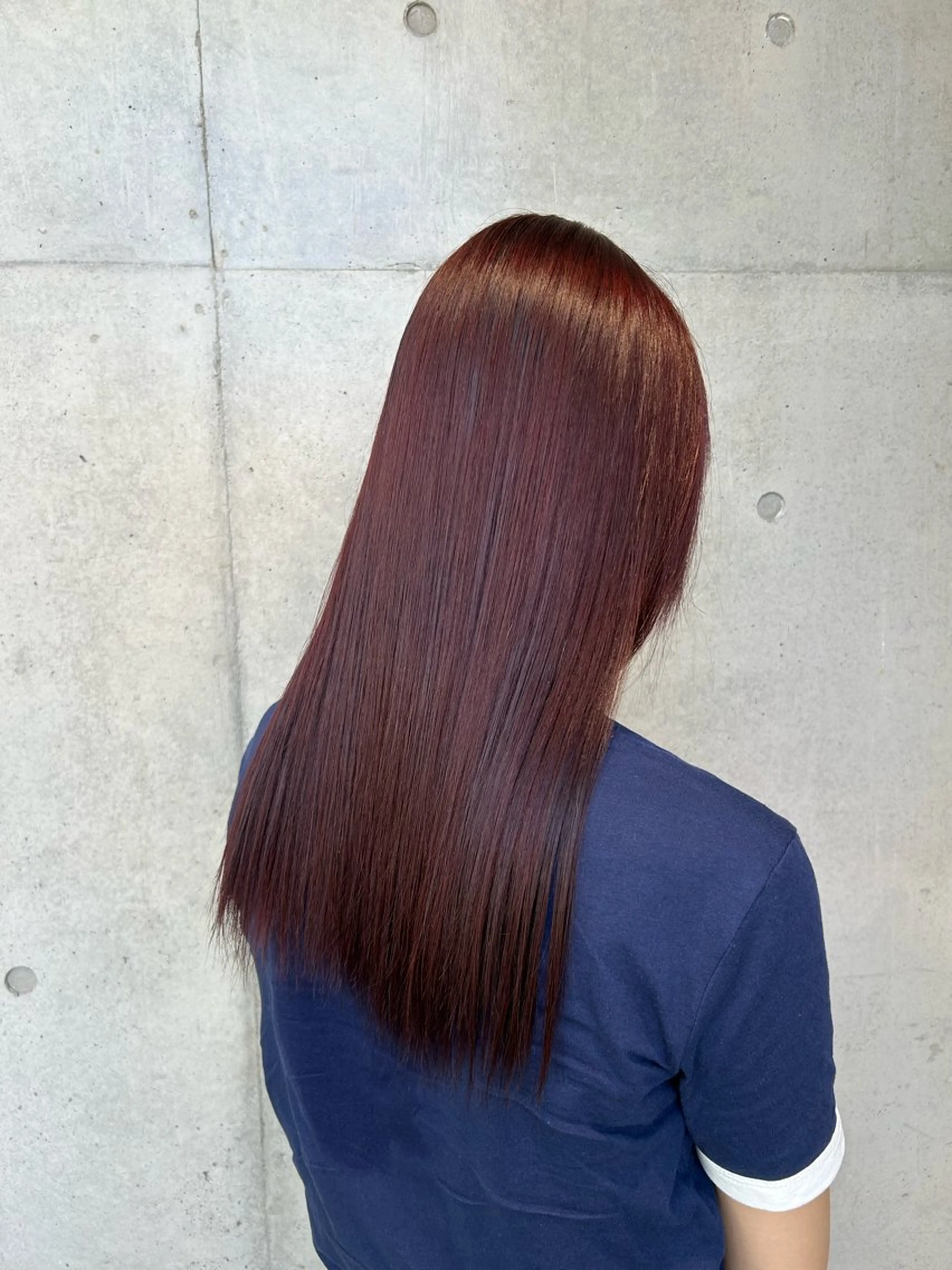 ロング カラー ヘアアレンジ ヘアカラー トリートメント ボブ艶モテカラー🫧 カリンのヘアスタイル